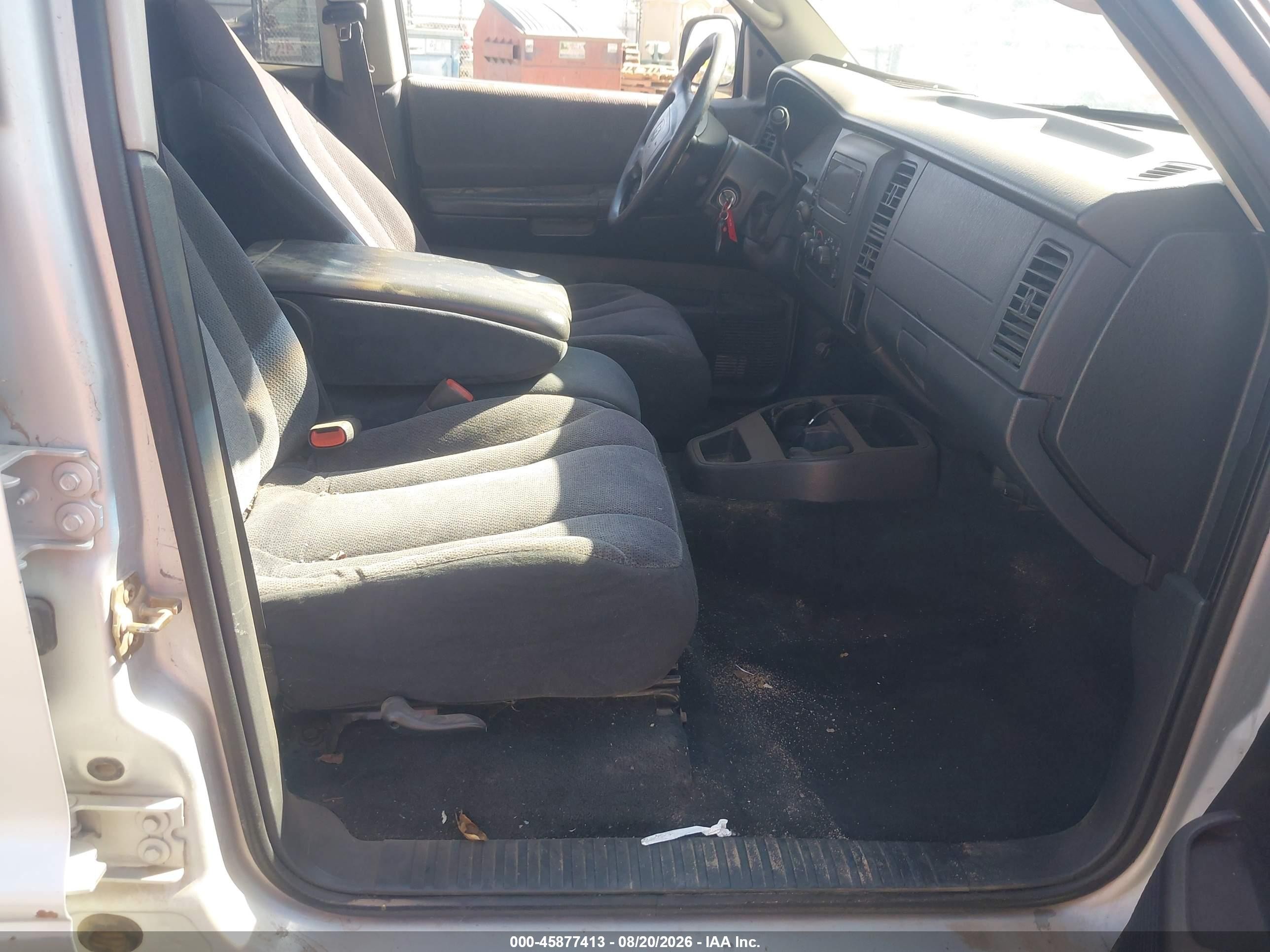 2004 Dodge Dakota Slt Серый vin: 1D7HL48K54S713435