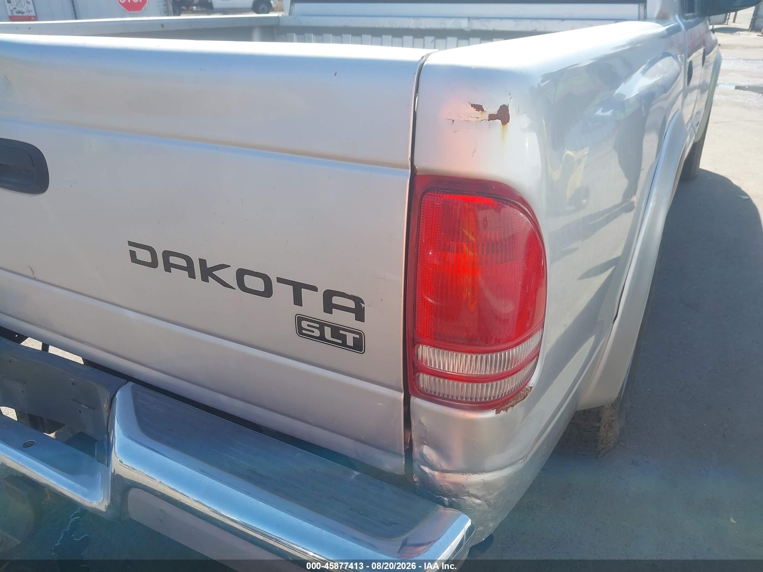 2004 Dodge Dakota Slt Серый vin: 1D7HL48K54S713435