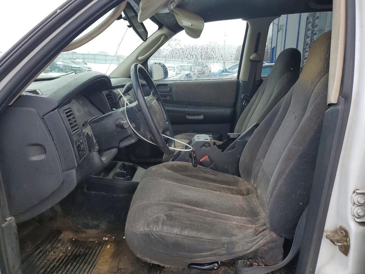 2003 Dodge Dakota Quad Slt Белый vin: 1D7HL48N13S266191