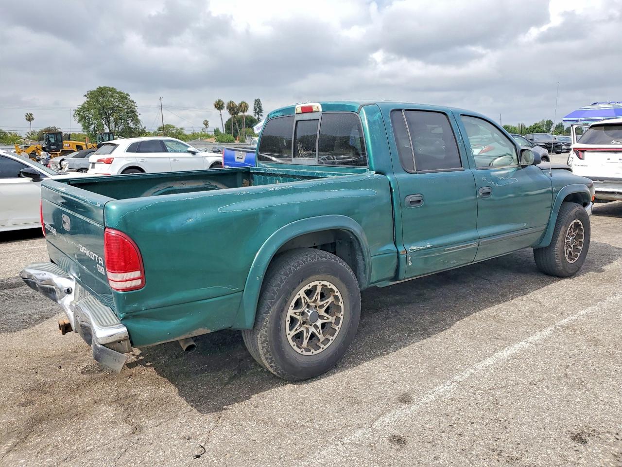 2003 Dodge Dakota Quad Slt Green vin: 1D7HL48N23S101282