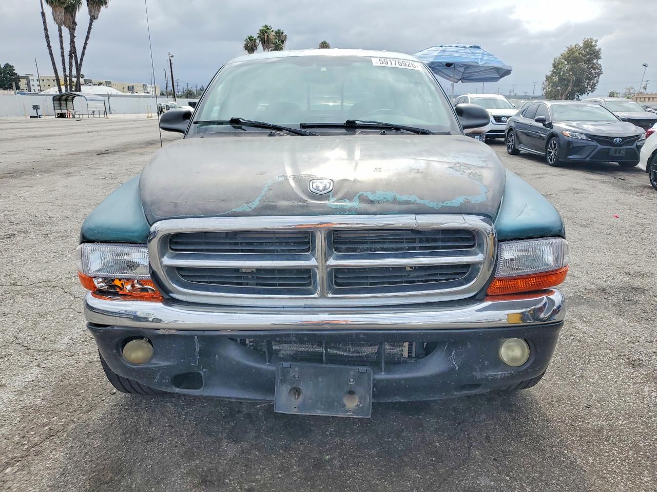 2003 Dodge Dakota Quad Slt Green vin: 1D7HL48N23S101282