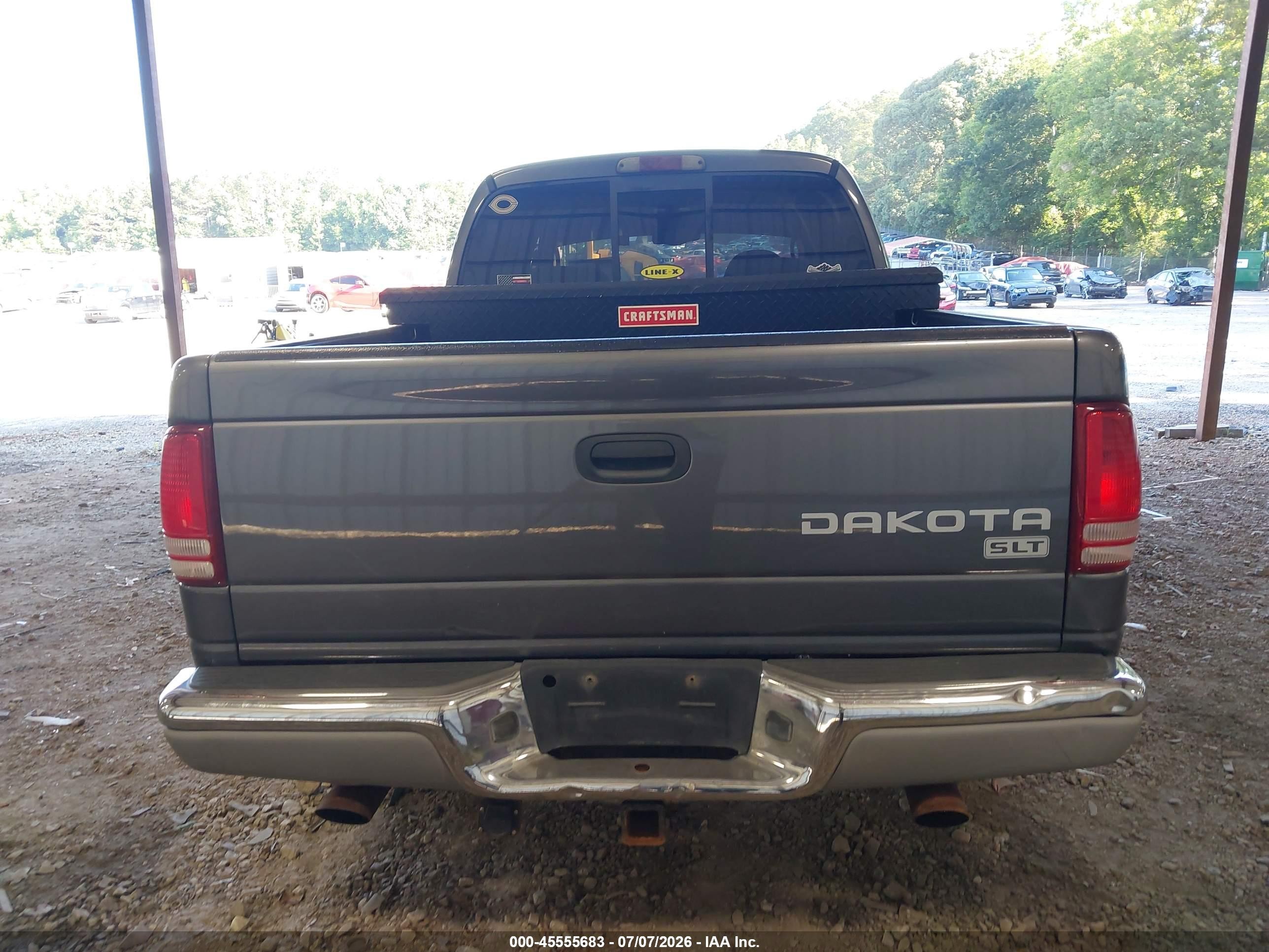 2004 Dodge Dakota Slt Gray vin: 1D7HL48N24S570549