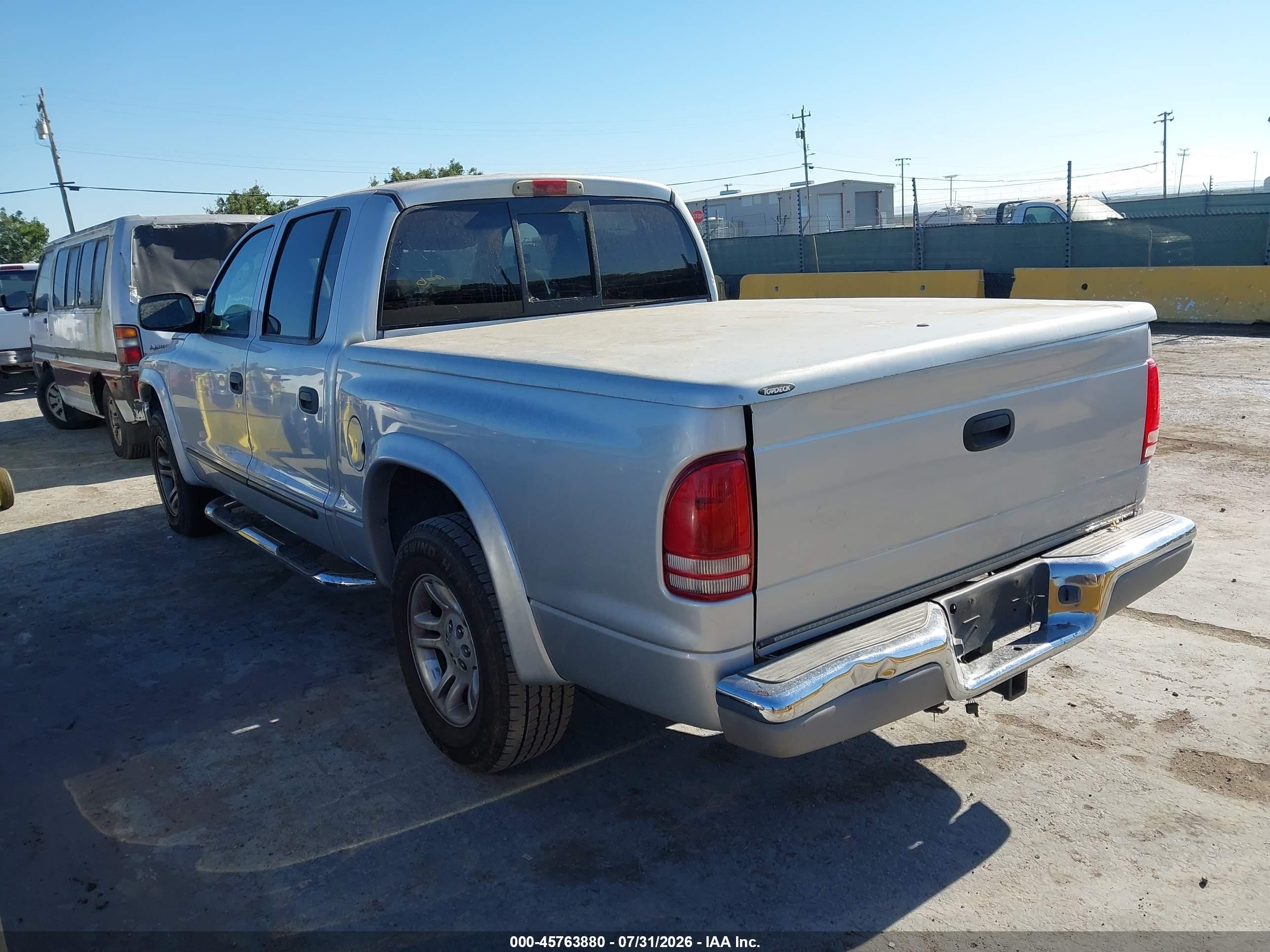 2004 Dodge Dakota Slt Silver vin: 1D7HL48N34S542016
