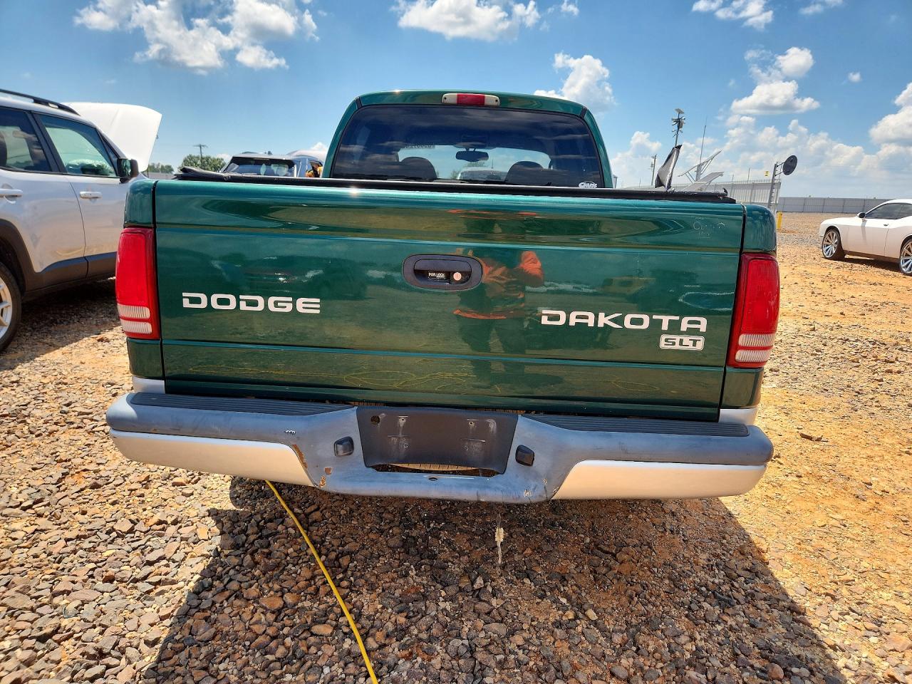2003 Dodge Dakota Quad Slt Green vin: 1D7HL48N43S276438