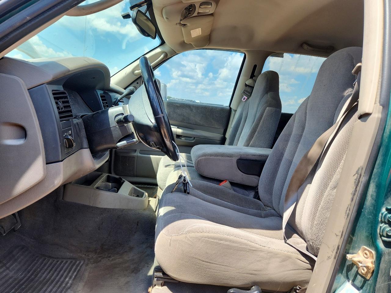 2003 Dodge Dakota Quad Slt Green vin: 1D7HL48N43S276438