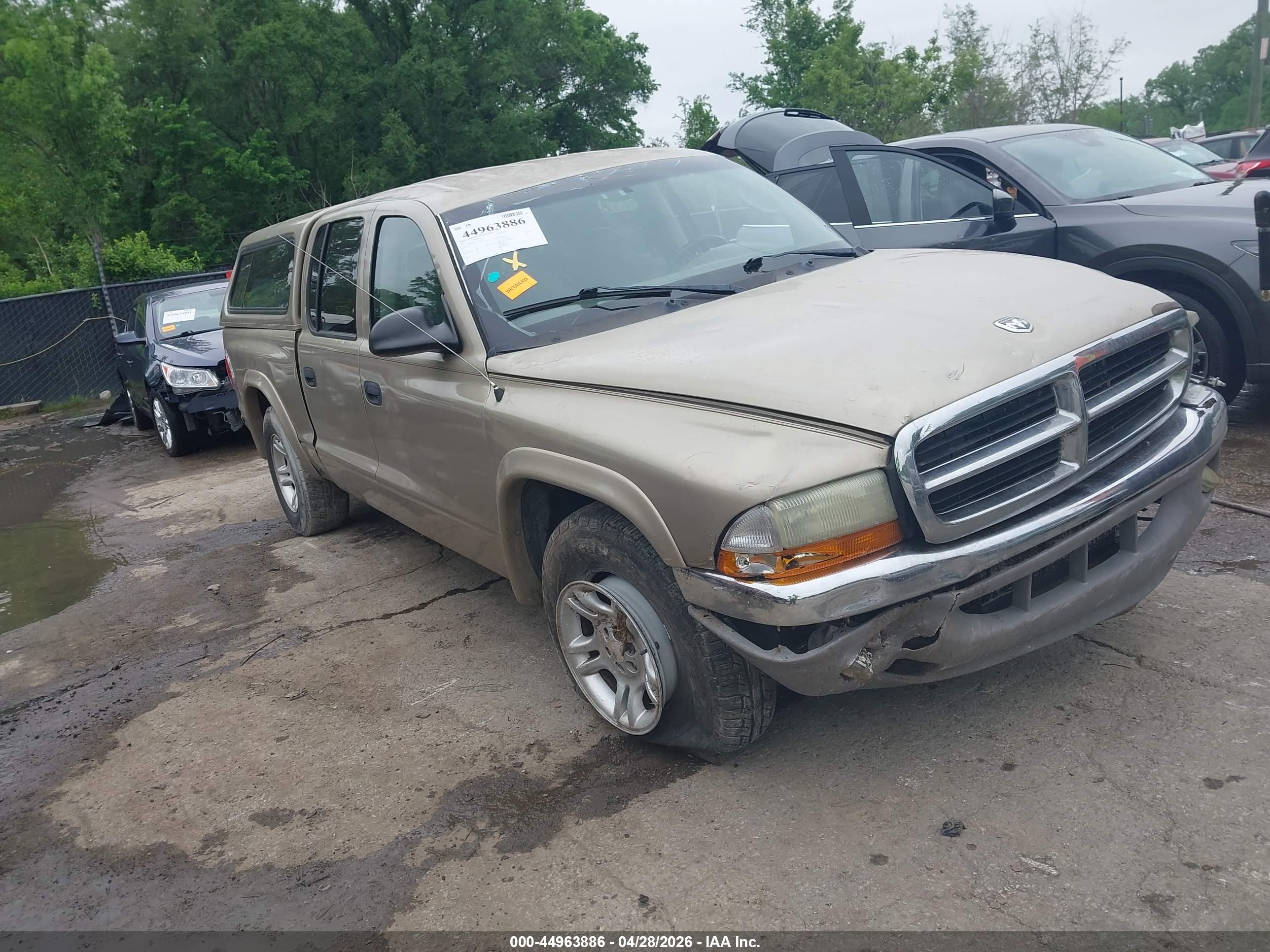 2003 Dodge Dakota Slt Gold vin: 1D7HL48N53S114205