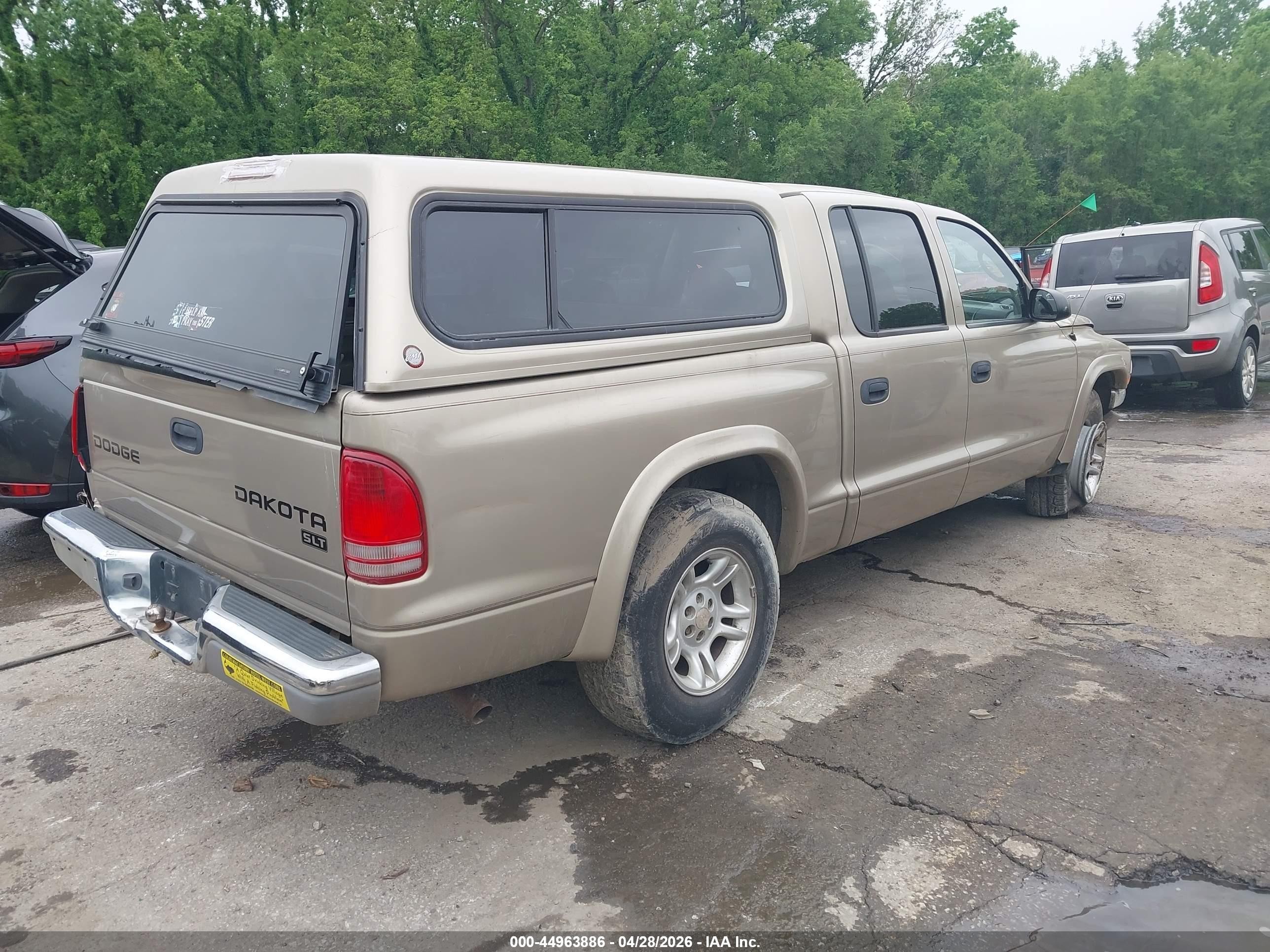 2003 Dodge Dakota Slt Gold vin: 1D7HL48N53S114205