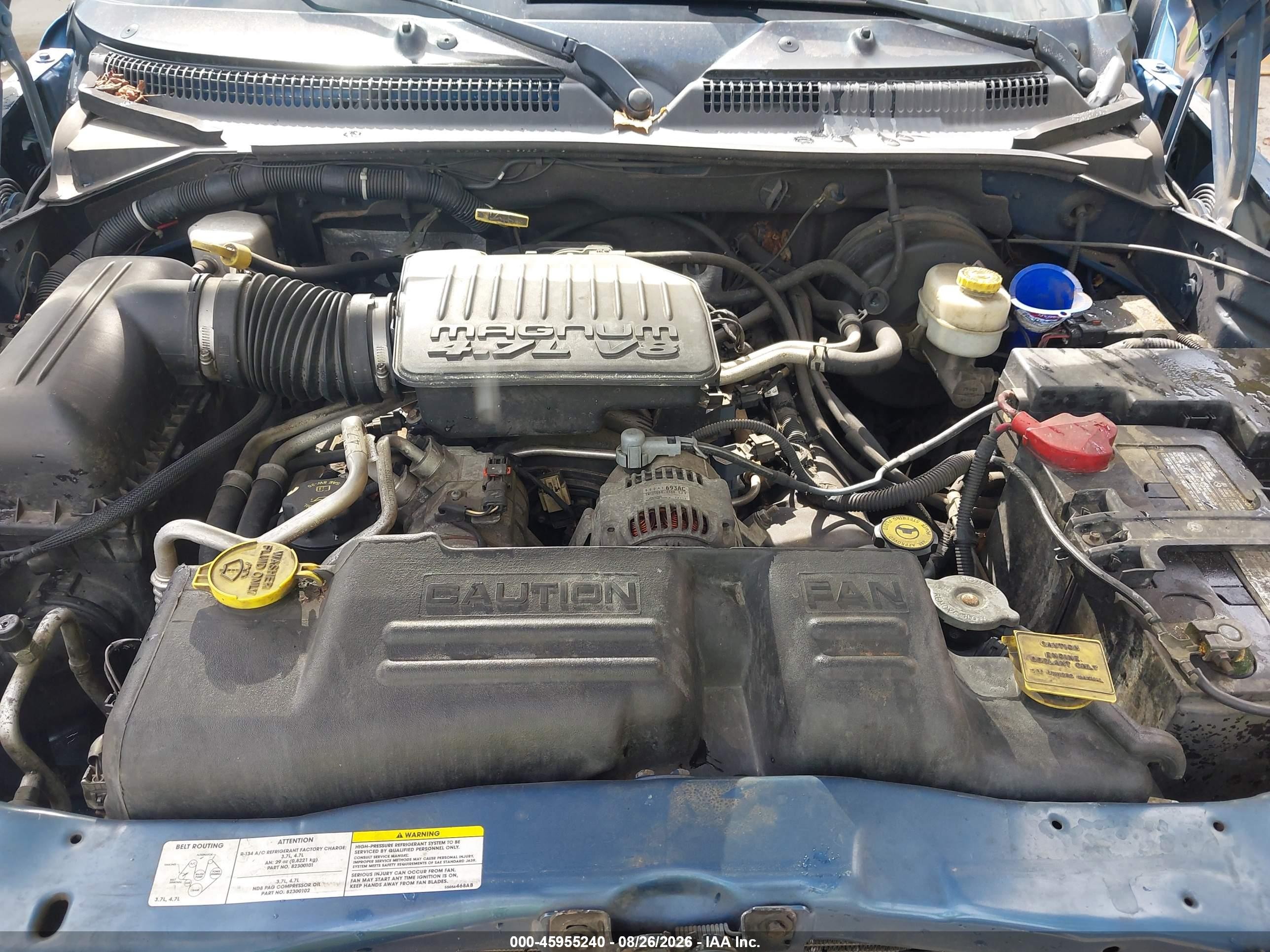 2004 Dodge Dakota Slt Blue vin: 1D7HL48N64S685221