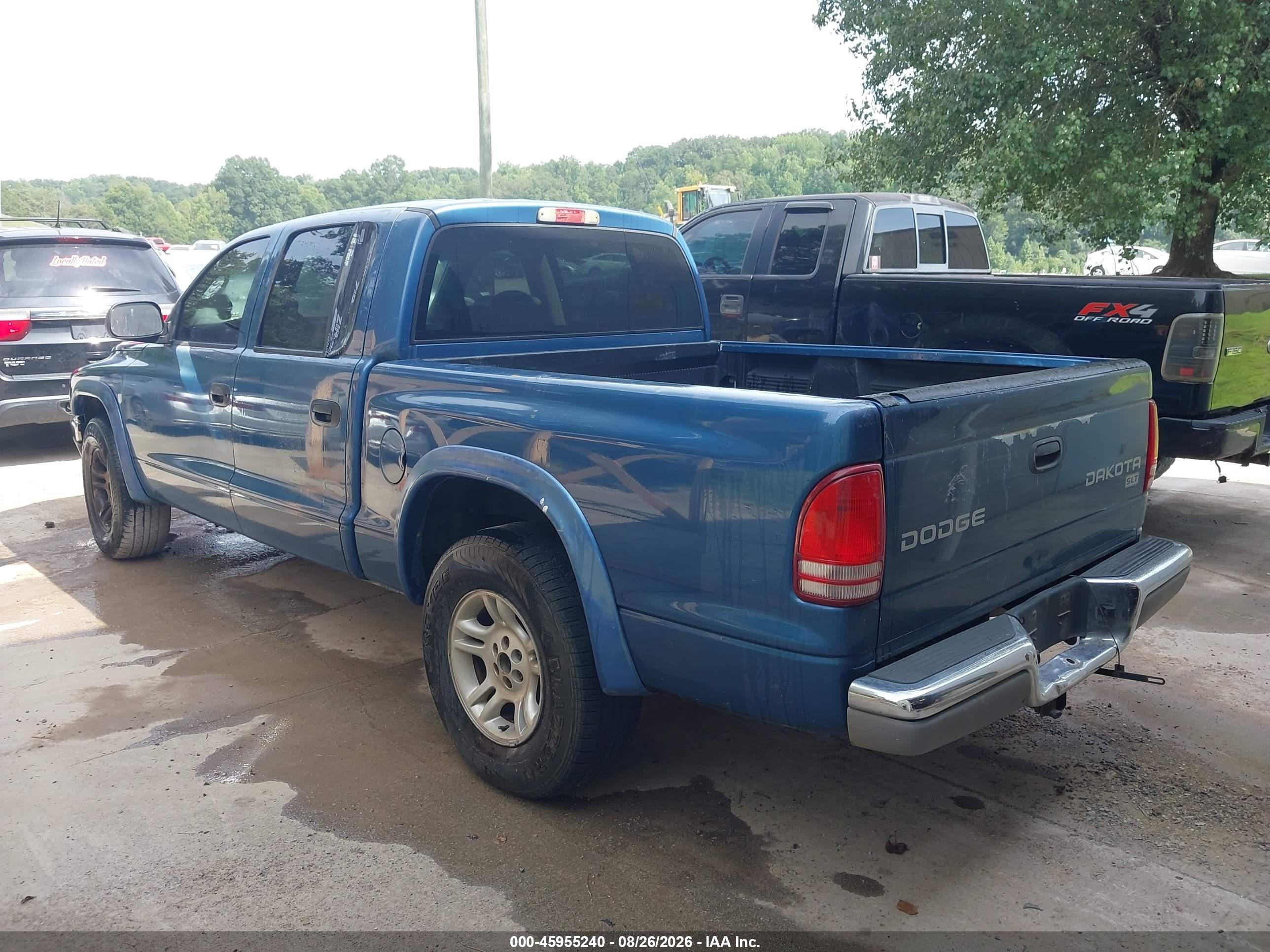 2004 Dodge Dakota Slt Blue vin: 1D7HL48N64S685221