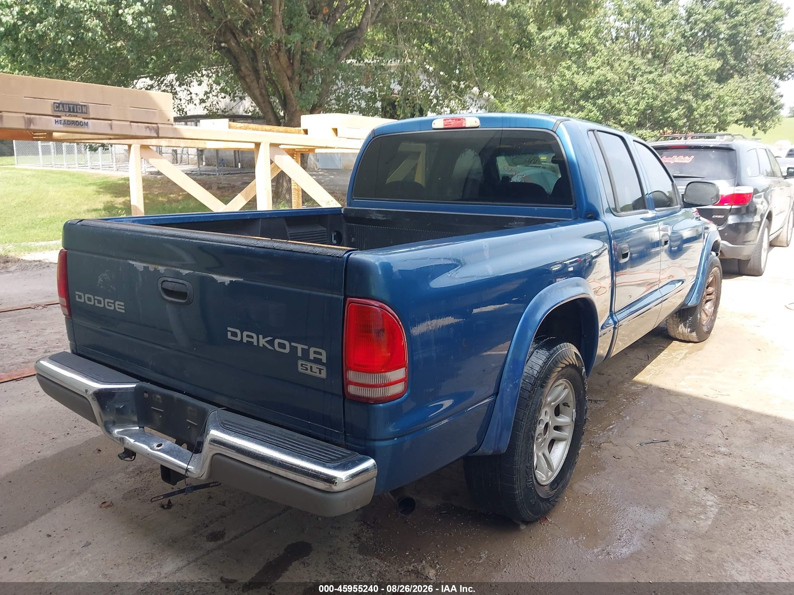 2004 Dodge Dakota Slt Blue vin: 1D7HL48N64S685221