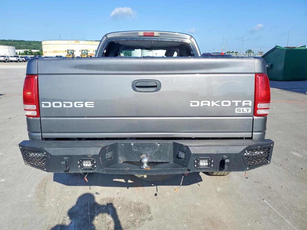 2004 Dodge Dakota Quad Slt Gray vin: 1D7HL48N94S667196