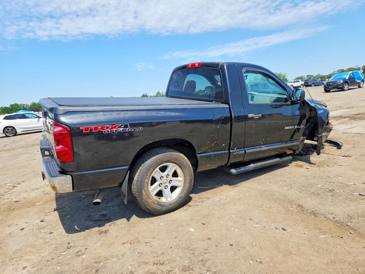 2007 Dodge Ram 1500 St Black vin: 1D7HU162X7J638465