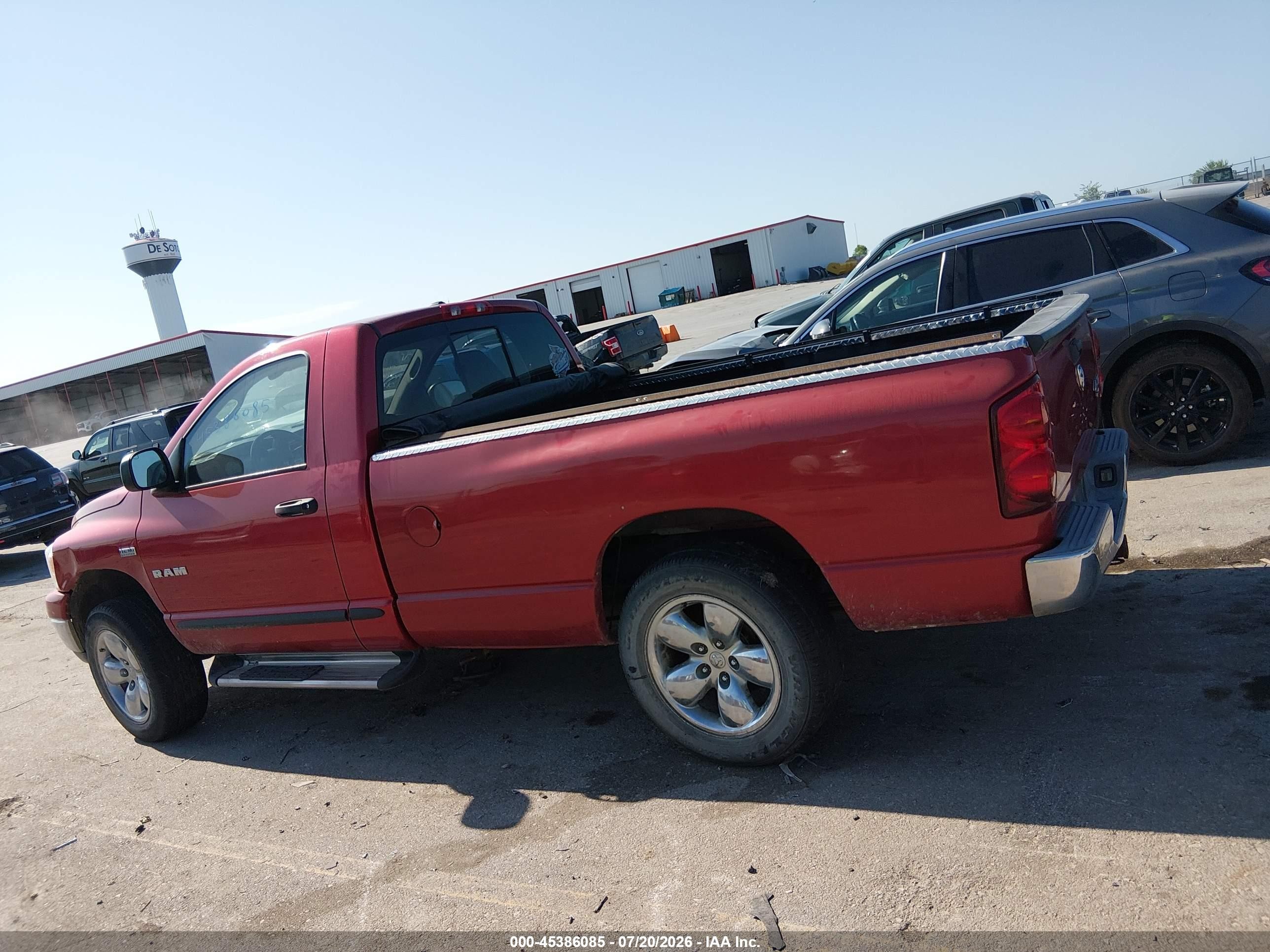 2008 Dodge Ram 1500 Slt Red vin: 1D7HU162X8J145192