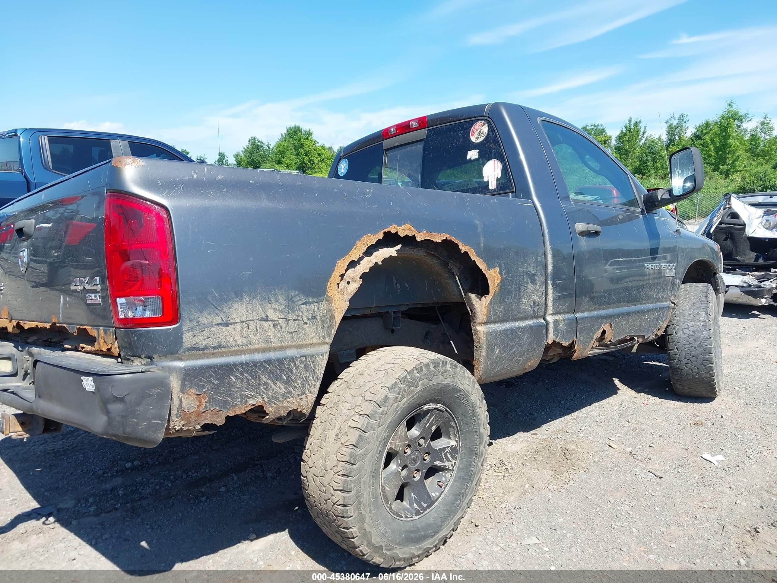 2004 Dodge Ram 1500 Slt/laramie Gray vin: 1D7HU16D04J217609