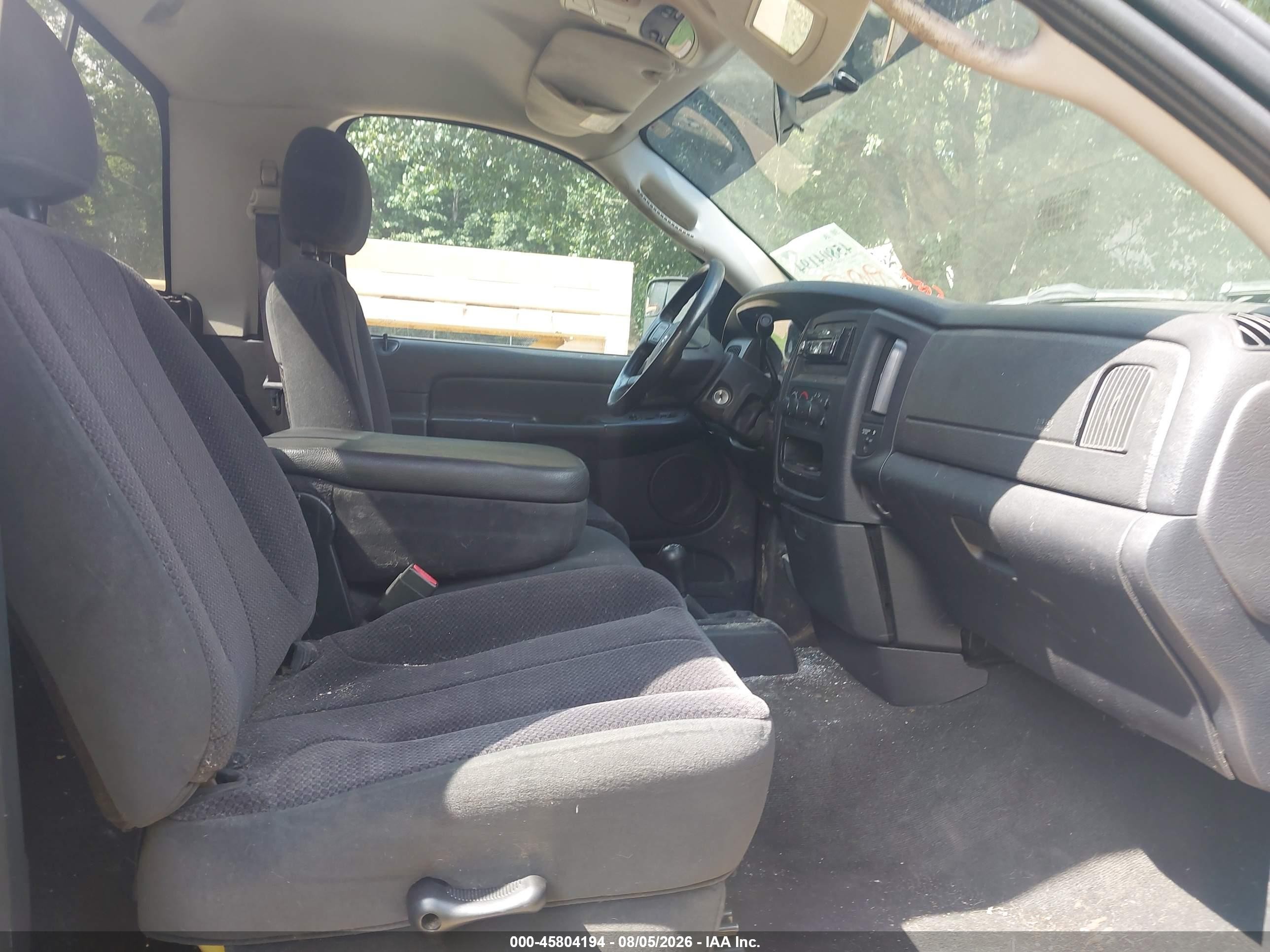 2005 Dodge Ram 1500 Slt/laramie Черный vin: 1D7HU16D05J529141