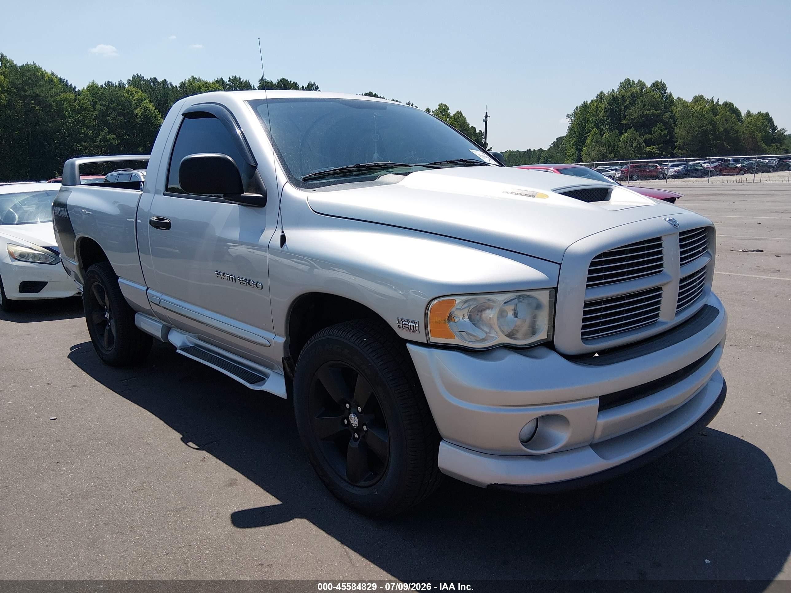 2005 Dodge Ram 1500 Slt/laramie Серебряный vin: 1D7HU16D05J588044