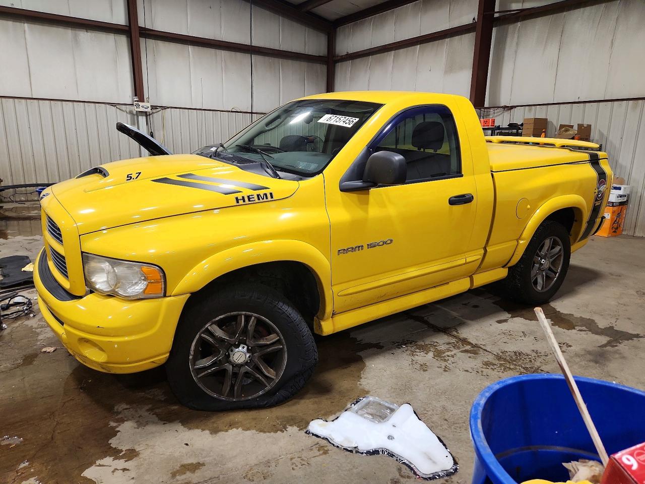 2005 Dodge Ram 1500 St Yellow vin: 1D7HU16D15J516205