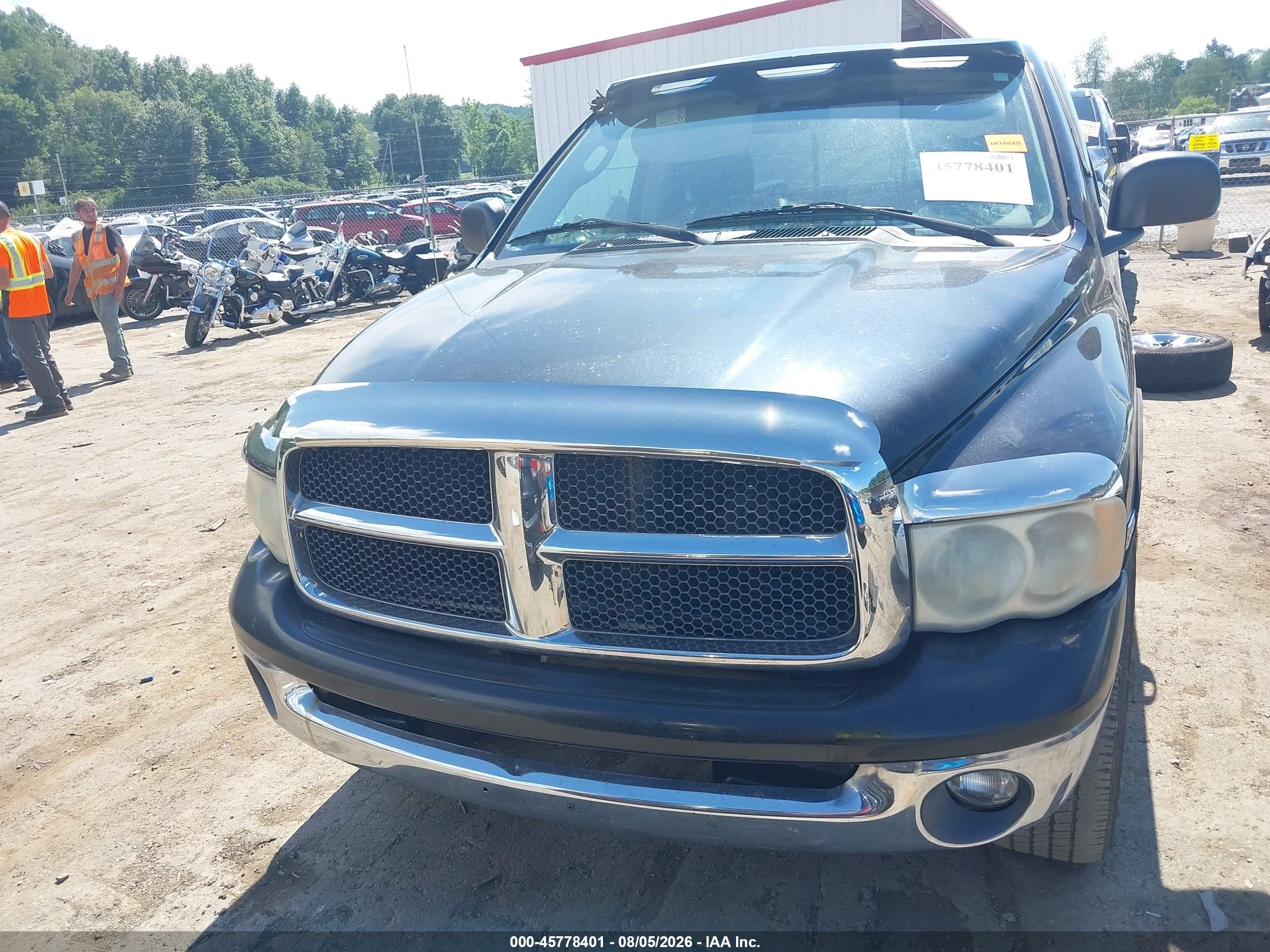 2003 Dodge Ram 1500 Slt/laramie/st Black vin: 1D7HU16D23J601535