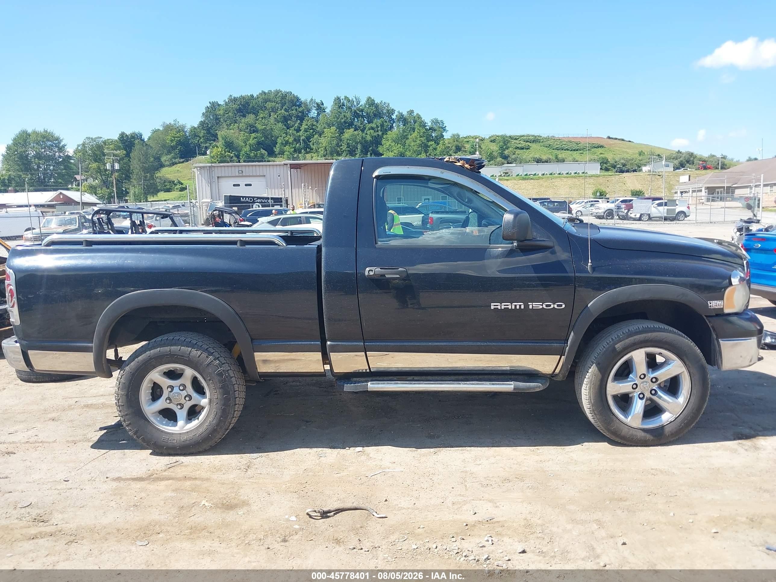 2003 Dodge Ram 1500 Slt/laramie/st Black vin: 1D7HU16D23J601535