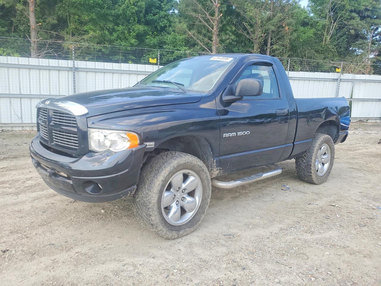 2003 Dodge Ram 1500 St Черный vin: 1D7HU16D33J643552