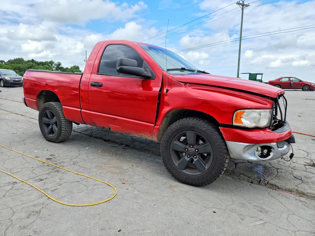 2005 Dodge Ram 1500 St Red vin: 1D7HU16D55J557792