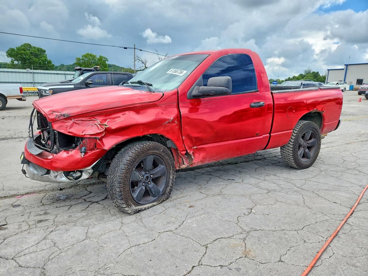 2005 Dodge Ram 1500 St Red vin: 1D7HU16D55J557792