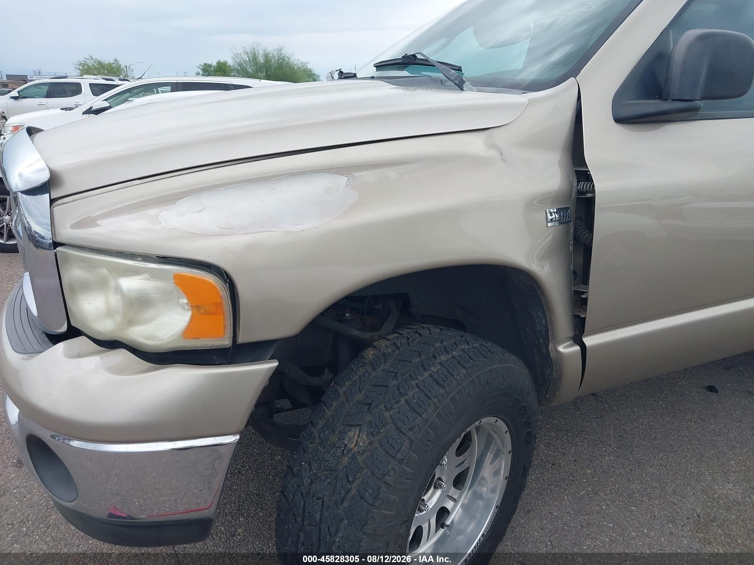 2004 Dodge Ram 1500 Slt/laramie Gold vin: 1D7HU16D64J262683