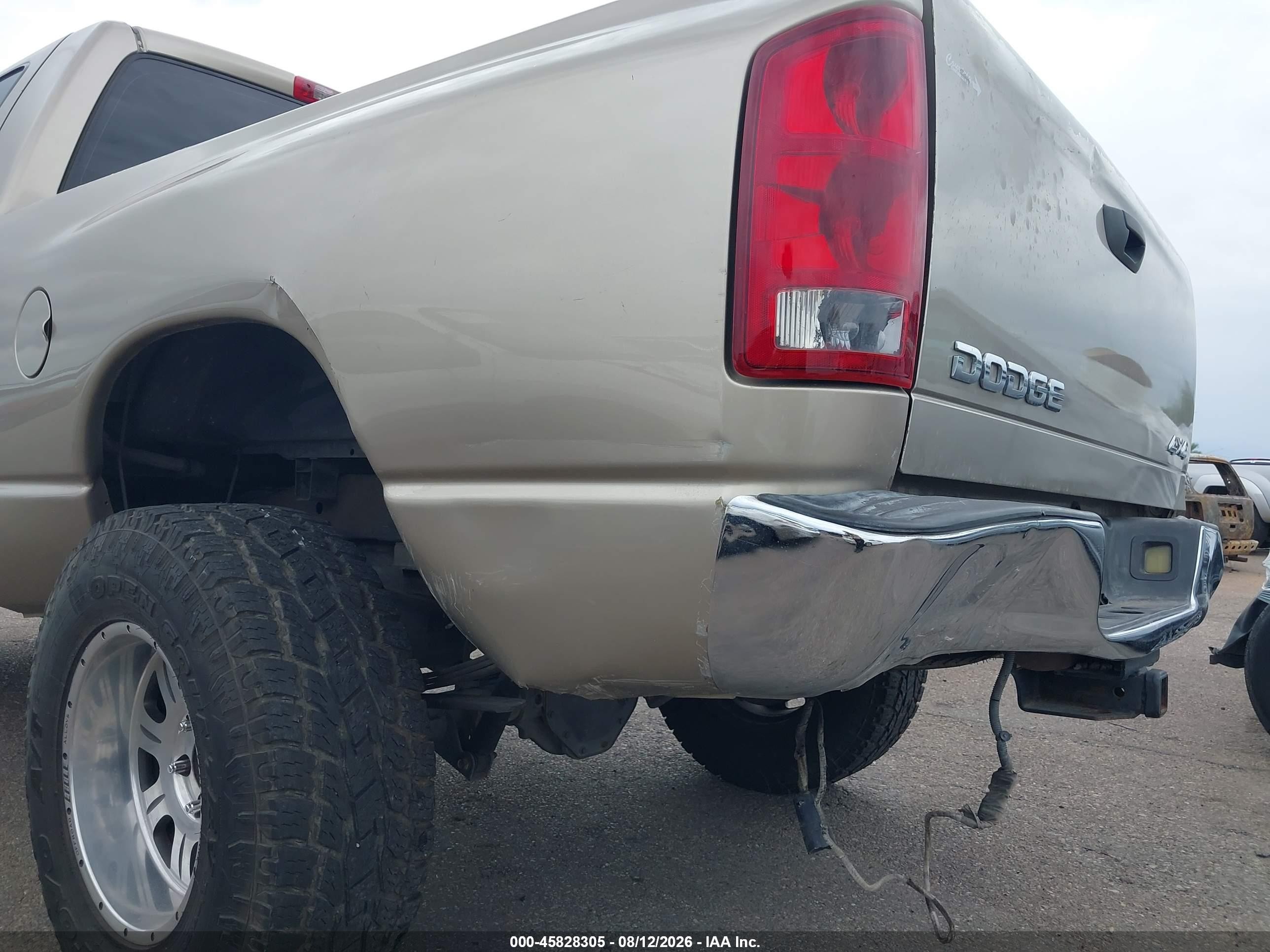 2004 Dodge Ram 1500 Slt/laramie Gold vin: 1D7HU16D64J262683