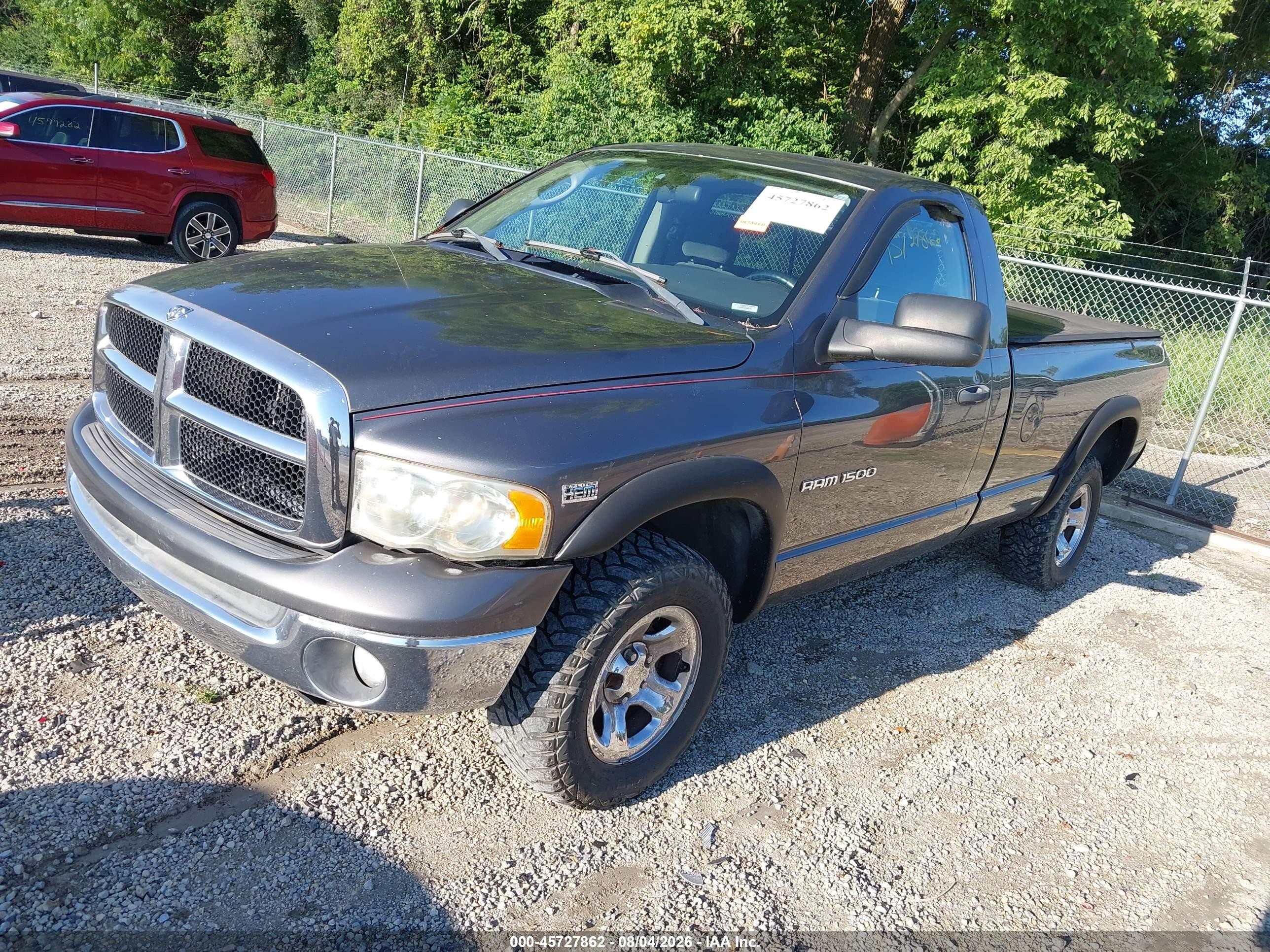 2004 Dodge Ram 1500 St/slt Gray vin: 1D7HU16D74J114588