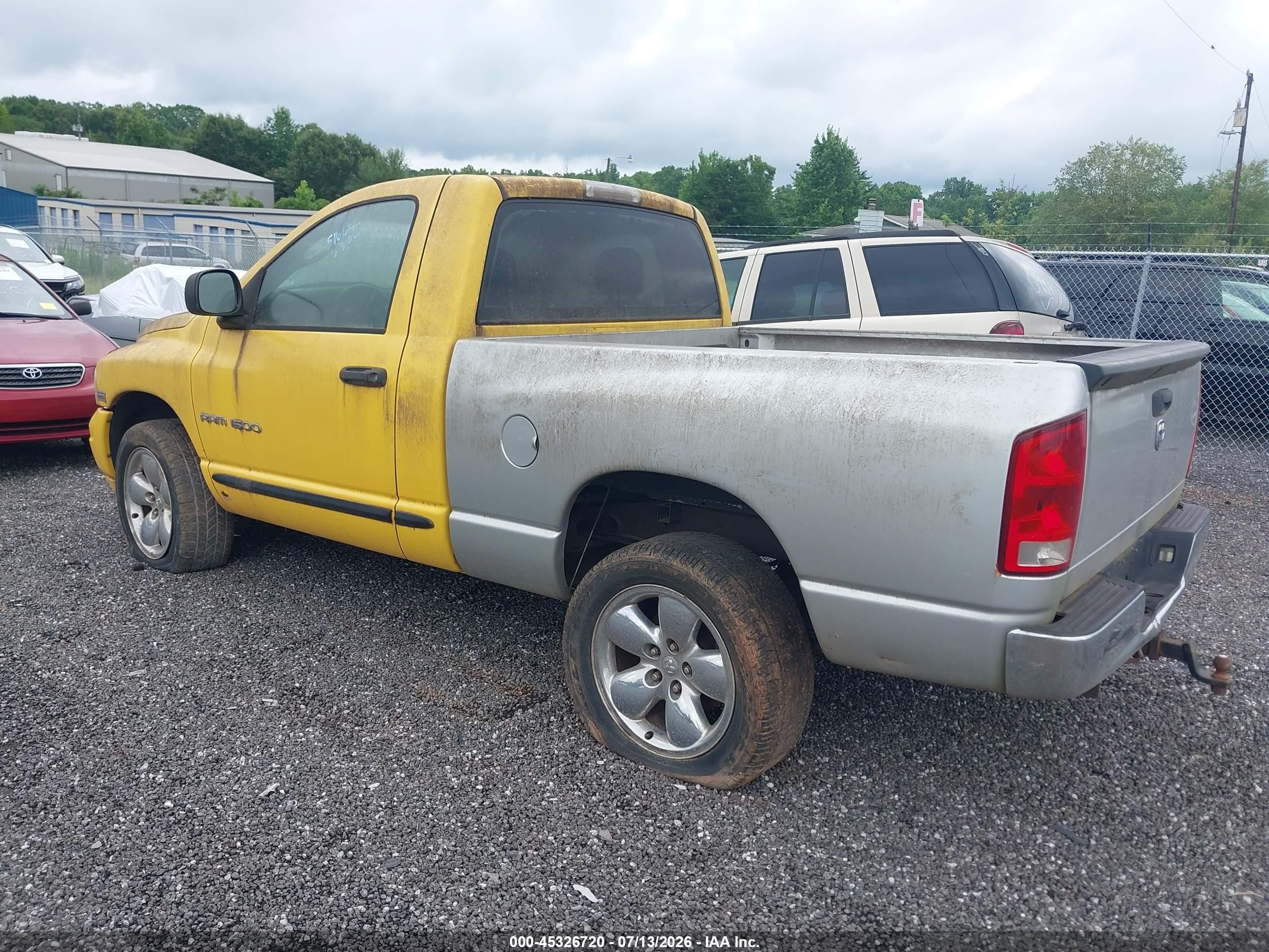 2005 Dodge Ram 1500 Slt/laramie Yellow vin: 1D7HU16D75J516614