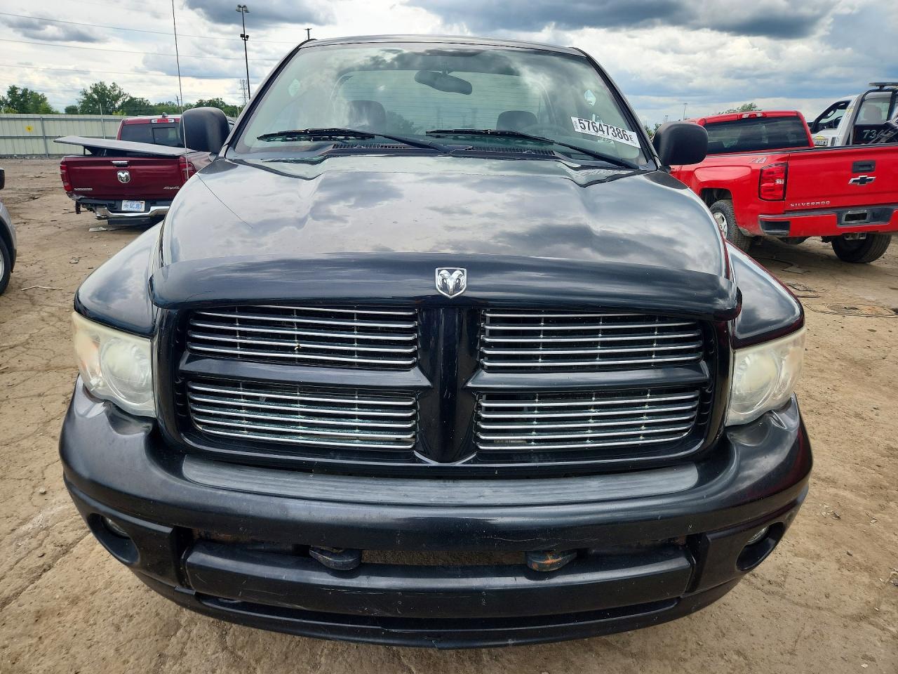 2005 Dodge Ram 1500 St Black vin: 1D7HU16D85J543689