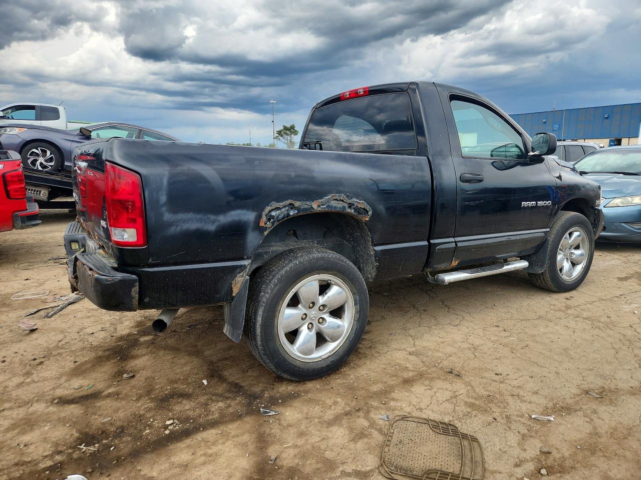 2005 Dodge Ram 1500 St Black vin: 1D7HU16D85J543689