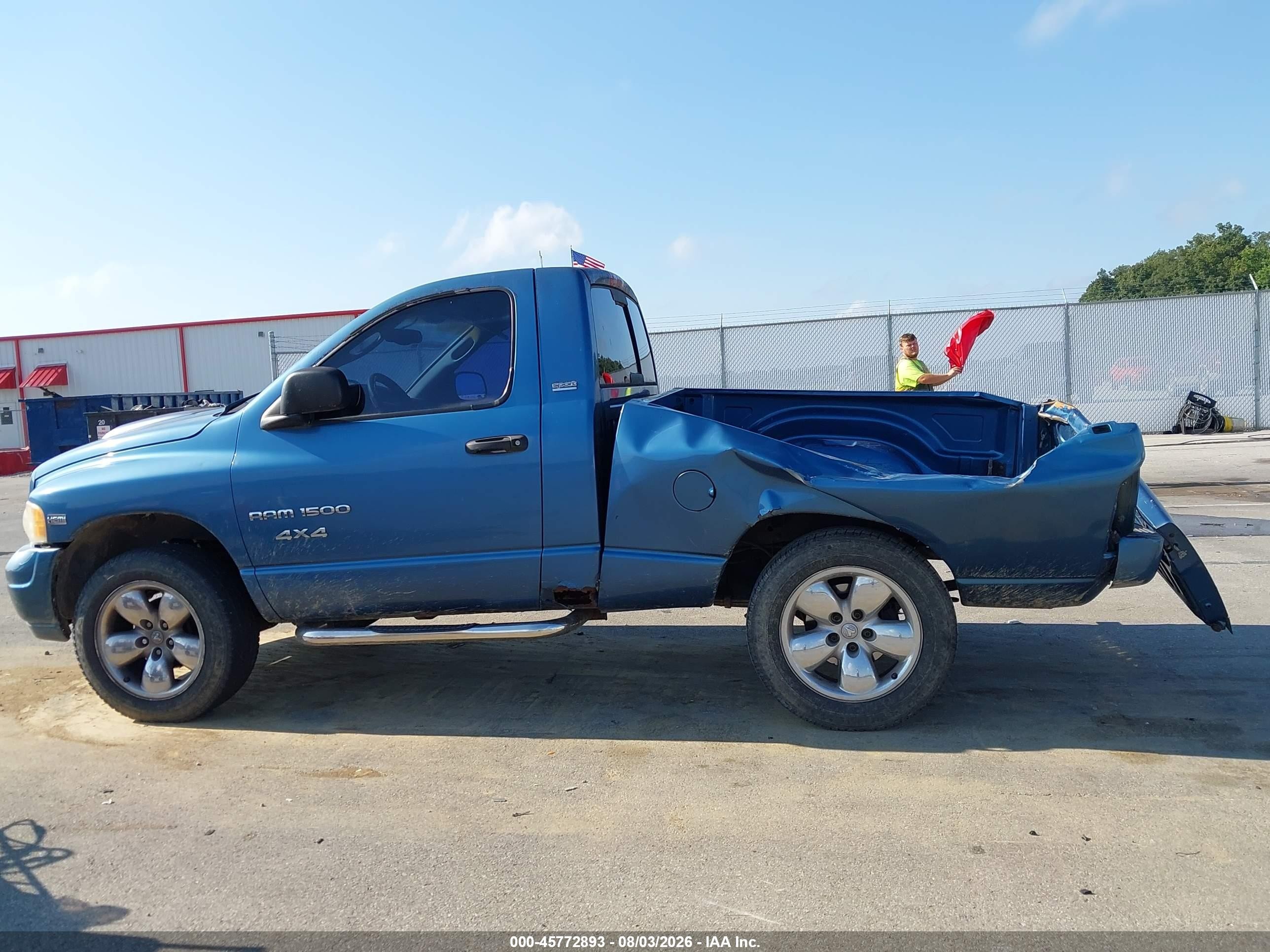 2002 Dodge Ram 1500 St Синий vin: 1D7HU16N02J221150