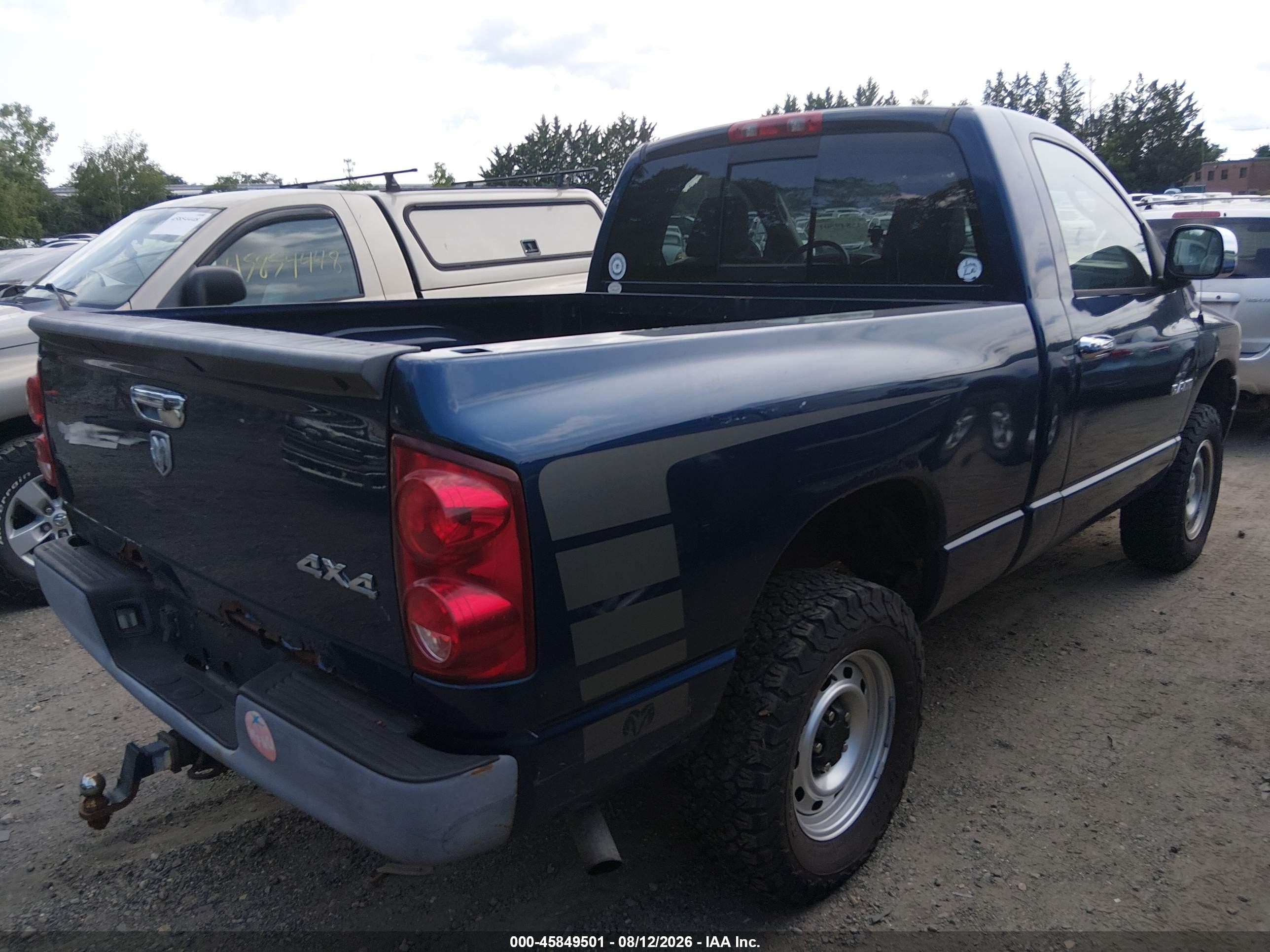 2008 Dodge Ram 1500 St/sxt Blue vin: 1D7HU16N28J158917