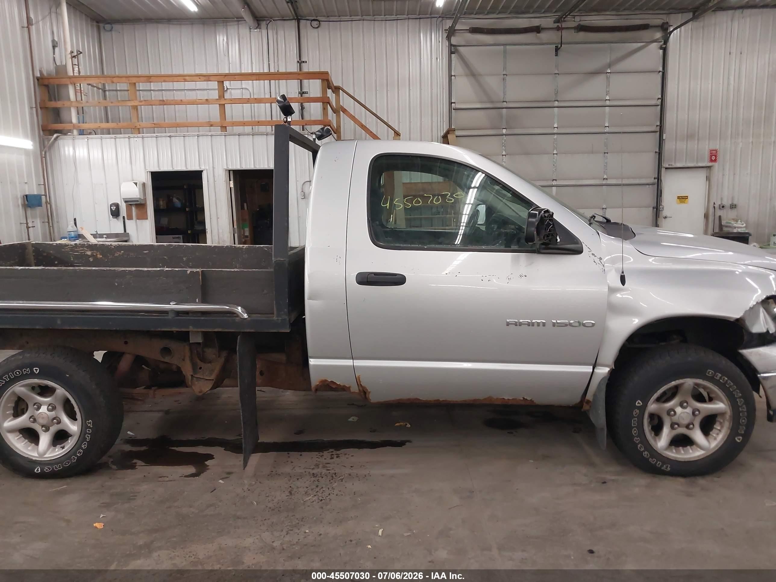2003 Dodge Ram 1500 Slt/laramie/st Silver vin: 1D7HU16N83J522315