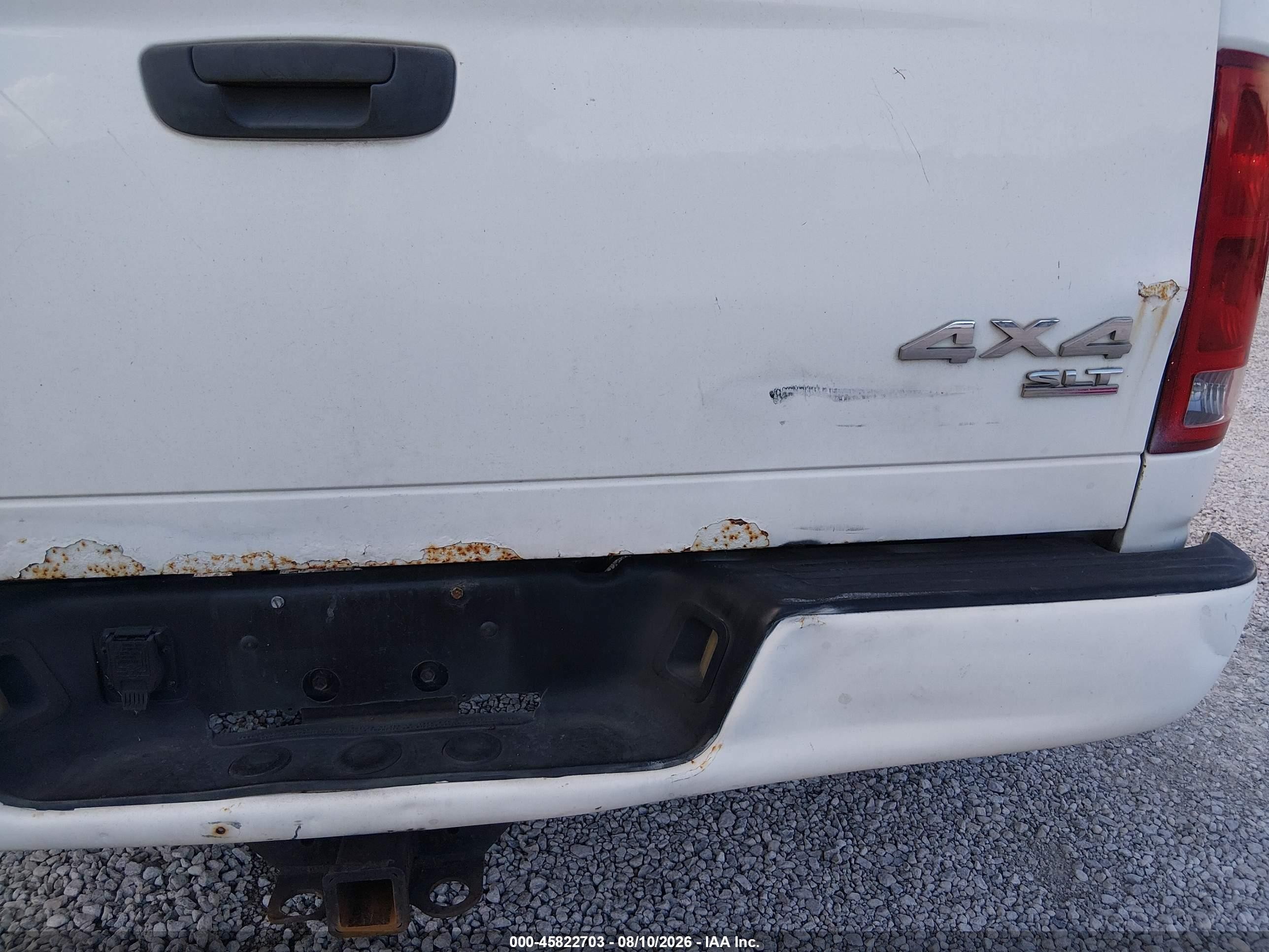 2004 Dodge Ram 1500 Slt/laramie White vin: 1D7HU16N94J191844