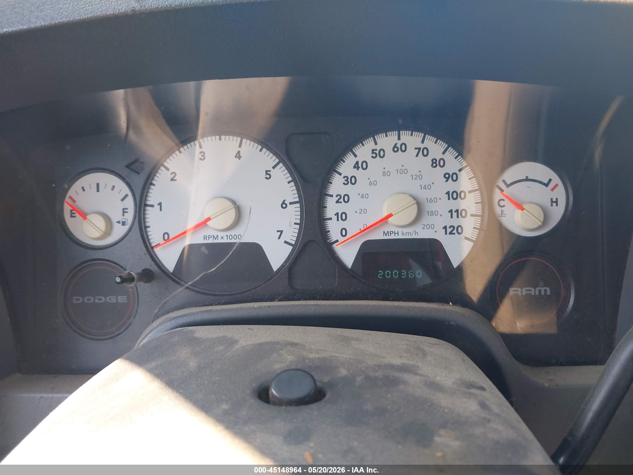 2007 Dodge Ram 1500 St Blue vin: 1D7HU16P17J638852