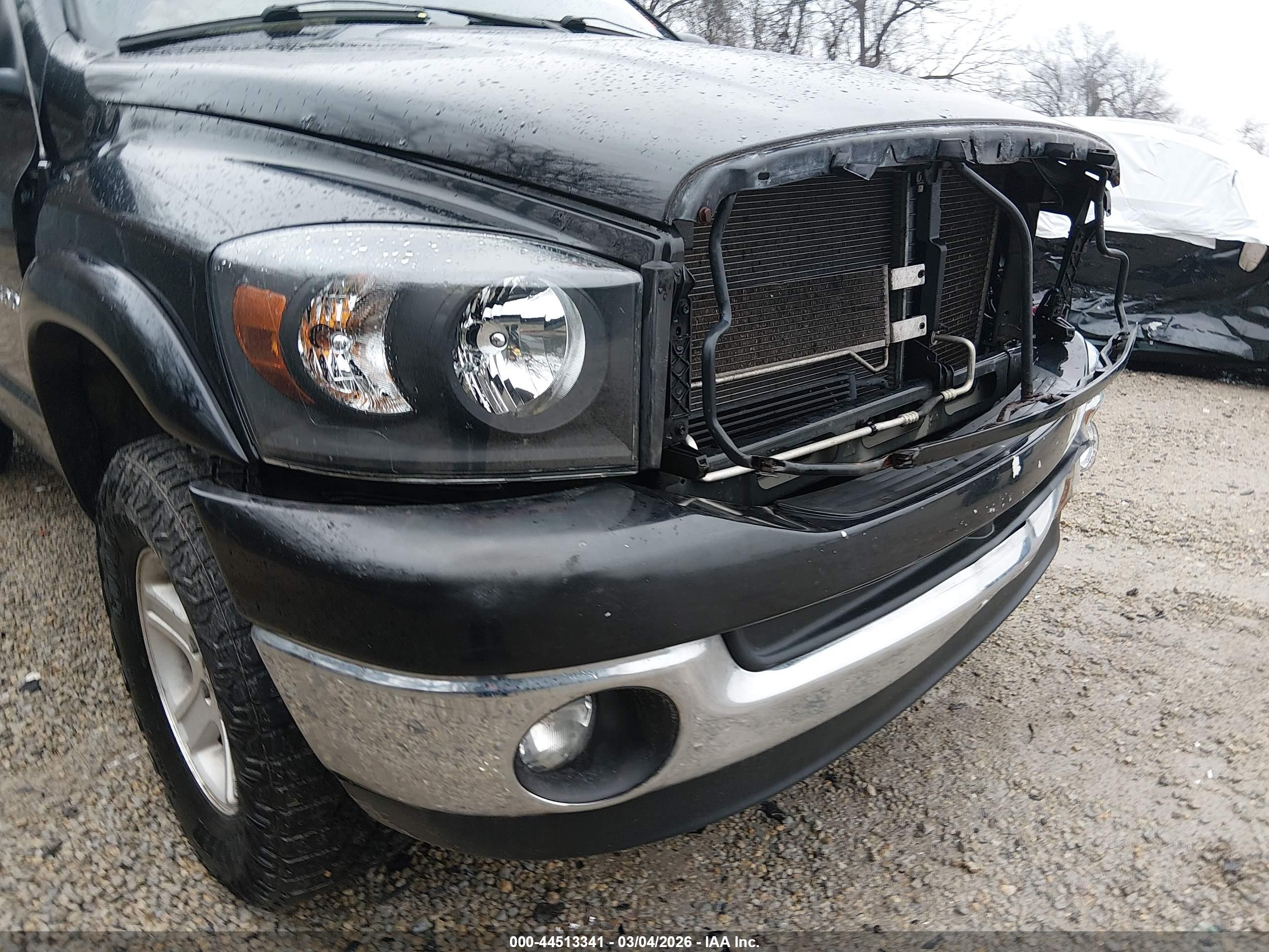2007 Dodge Ram 1500 Slt/trx4 Off Road/sport Black vin: 1D7HU16P57J602744