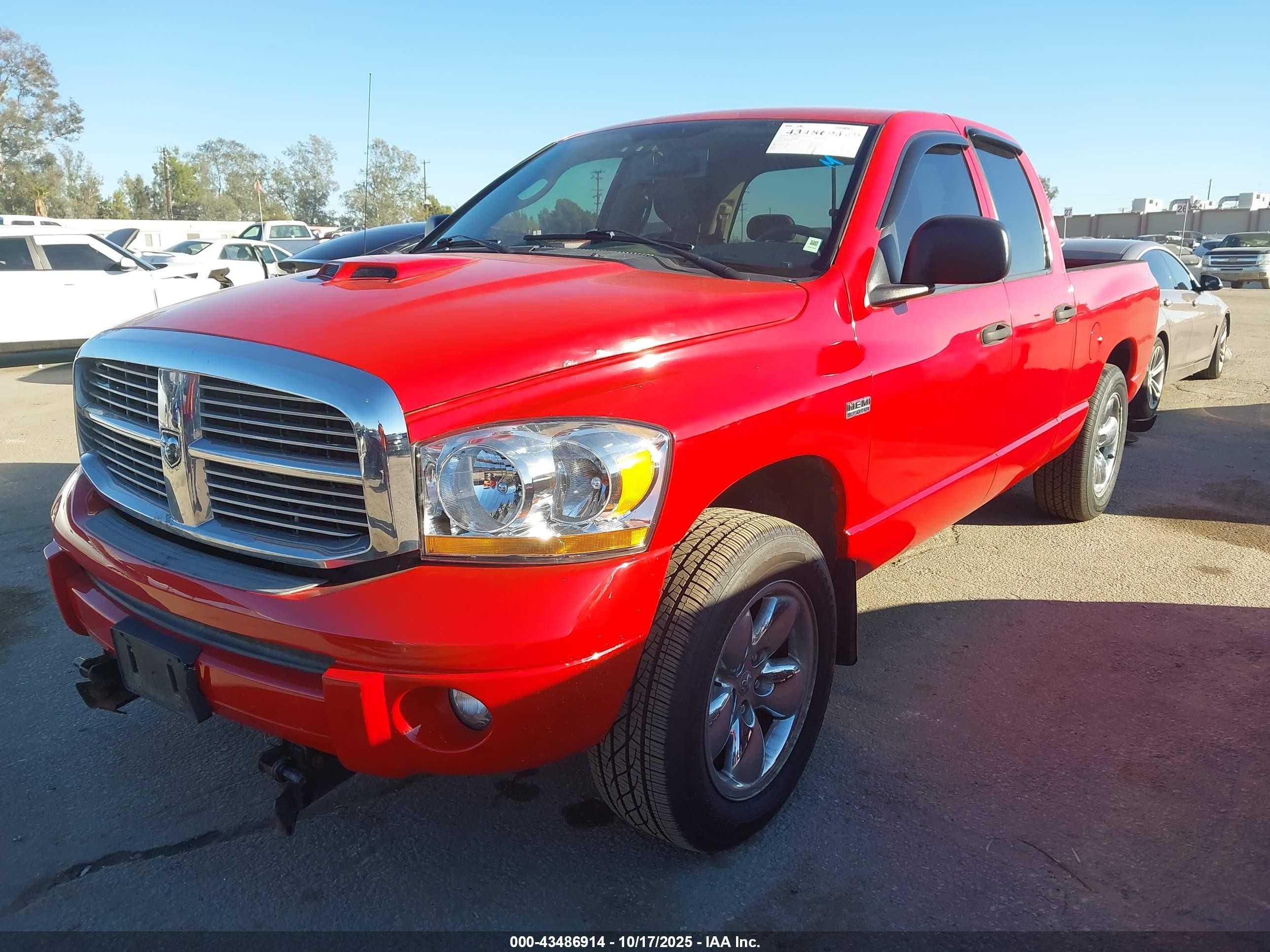 2006 Dodge Ram 1500 Slt/trx4 Off Road/sport Red vin: 1D7HU18206S608526