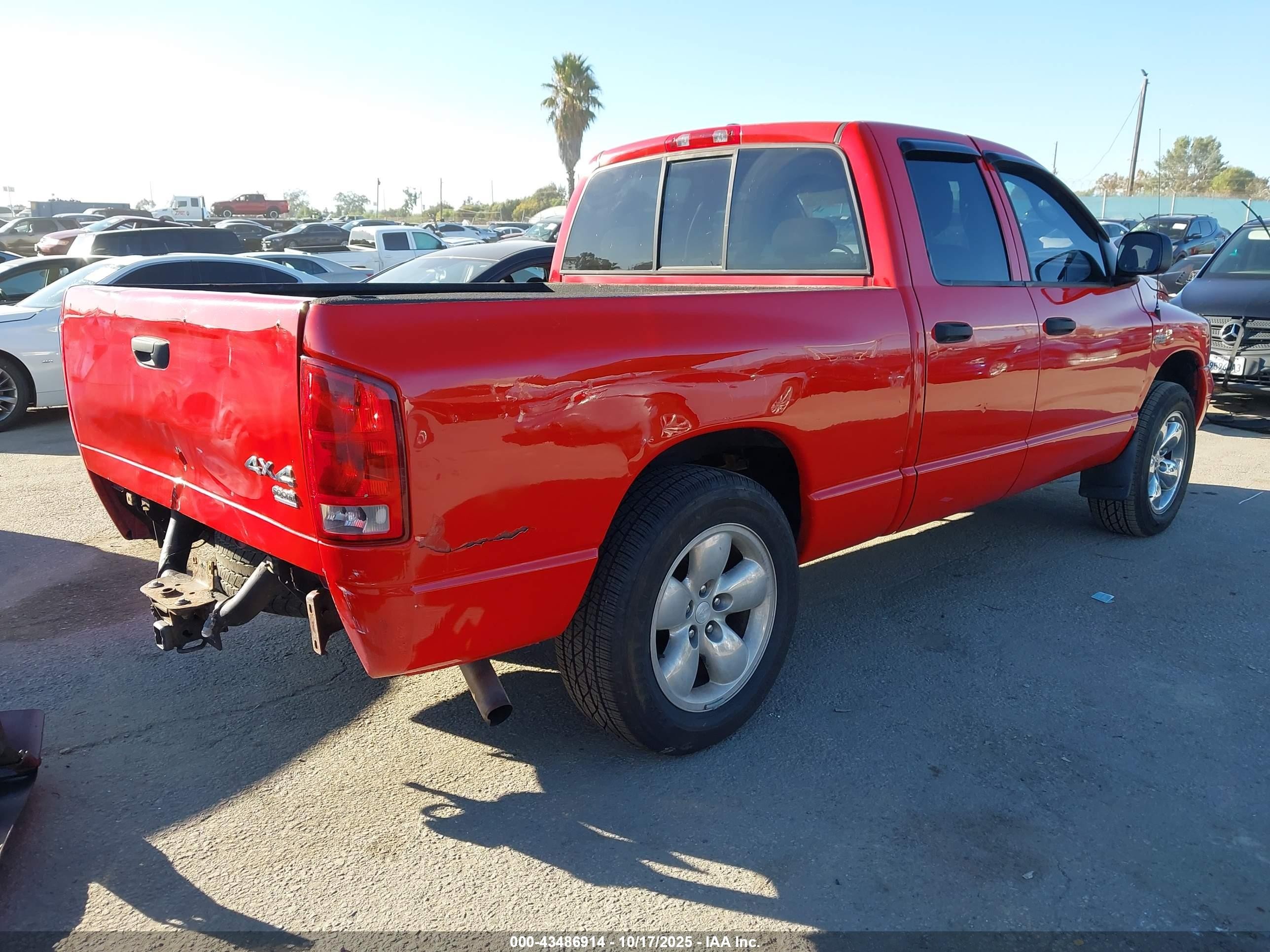 2006 Dodge Ram 1500 Slt/trx4 Off Road/sport Red vin: 1D7HU18206S608526