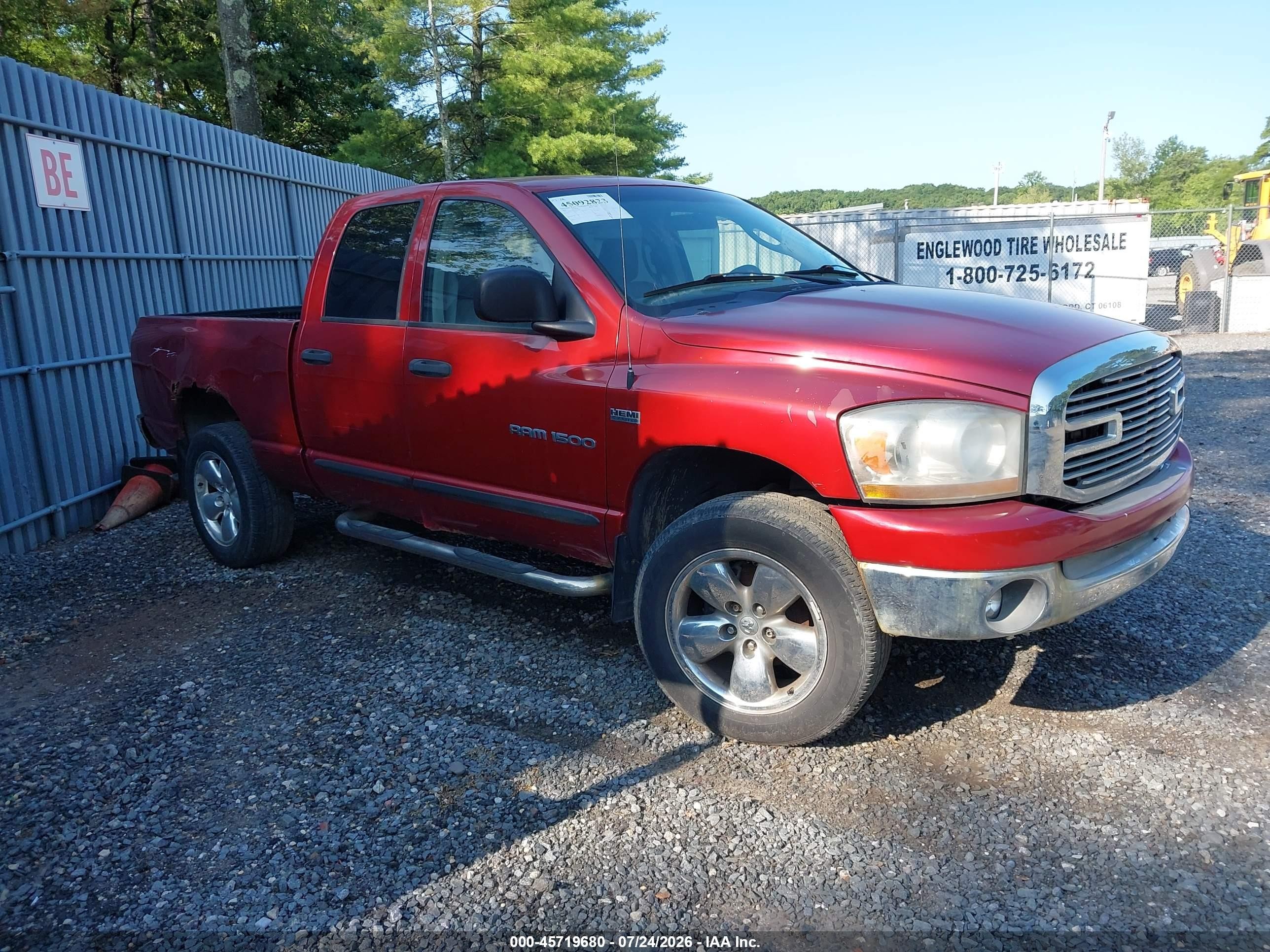 2006 Dodge Ram 1500 Slt/trx4 Off Road/sport Red vin: 1D7HU18206S622569