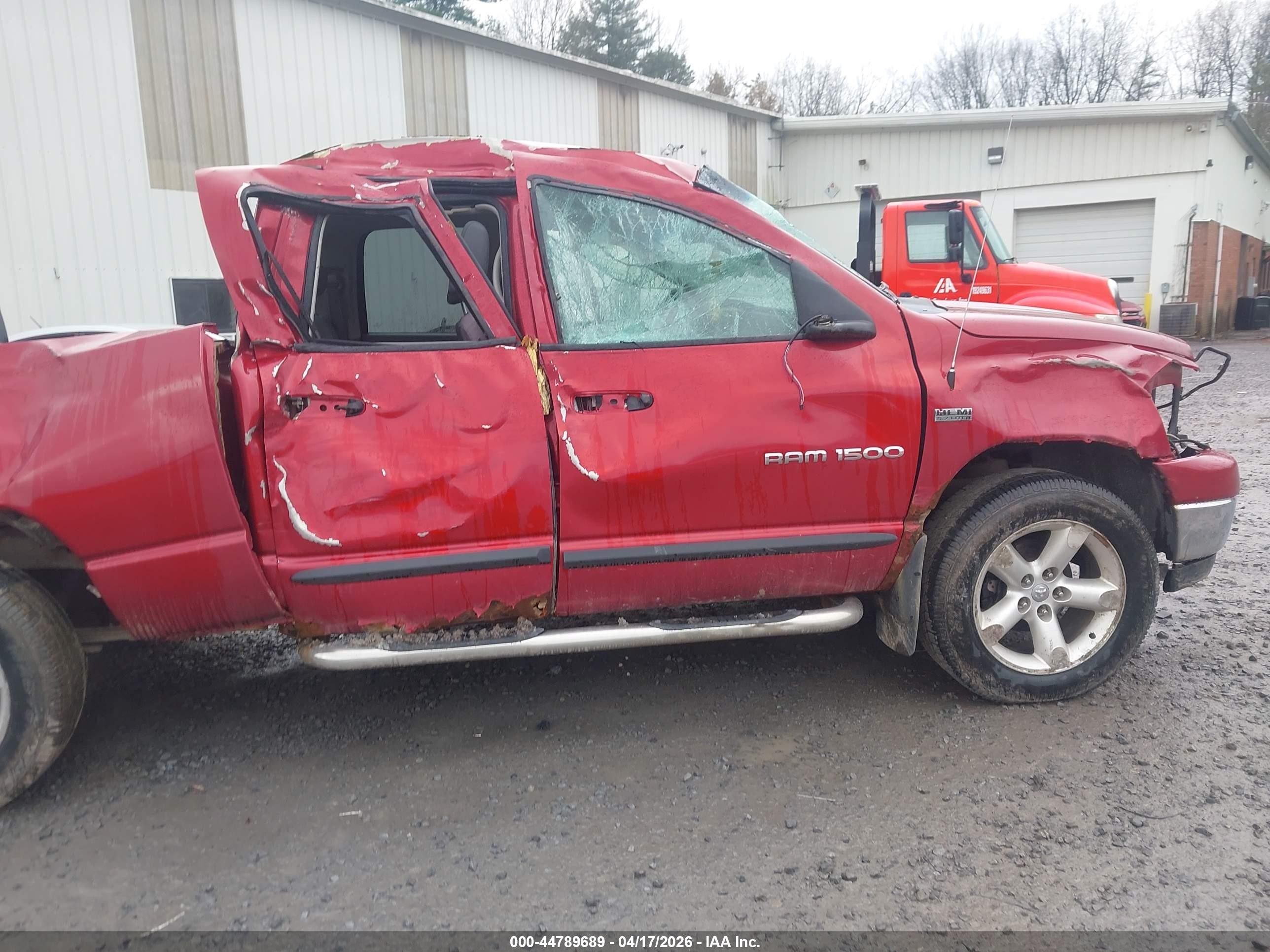 2007 Dodge Ram 1500 Slt/trx4 Off Road/sport Red vin: 1D7HU18207S141013