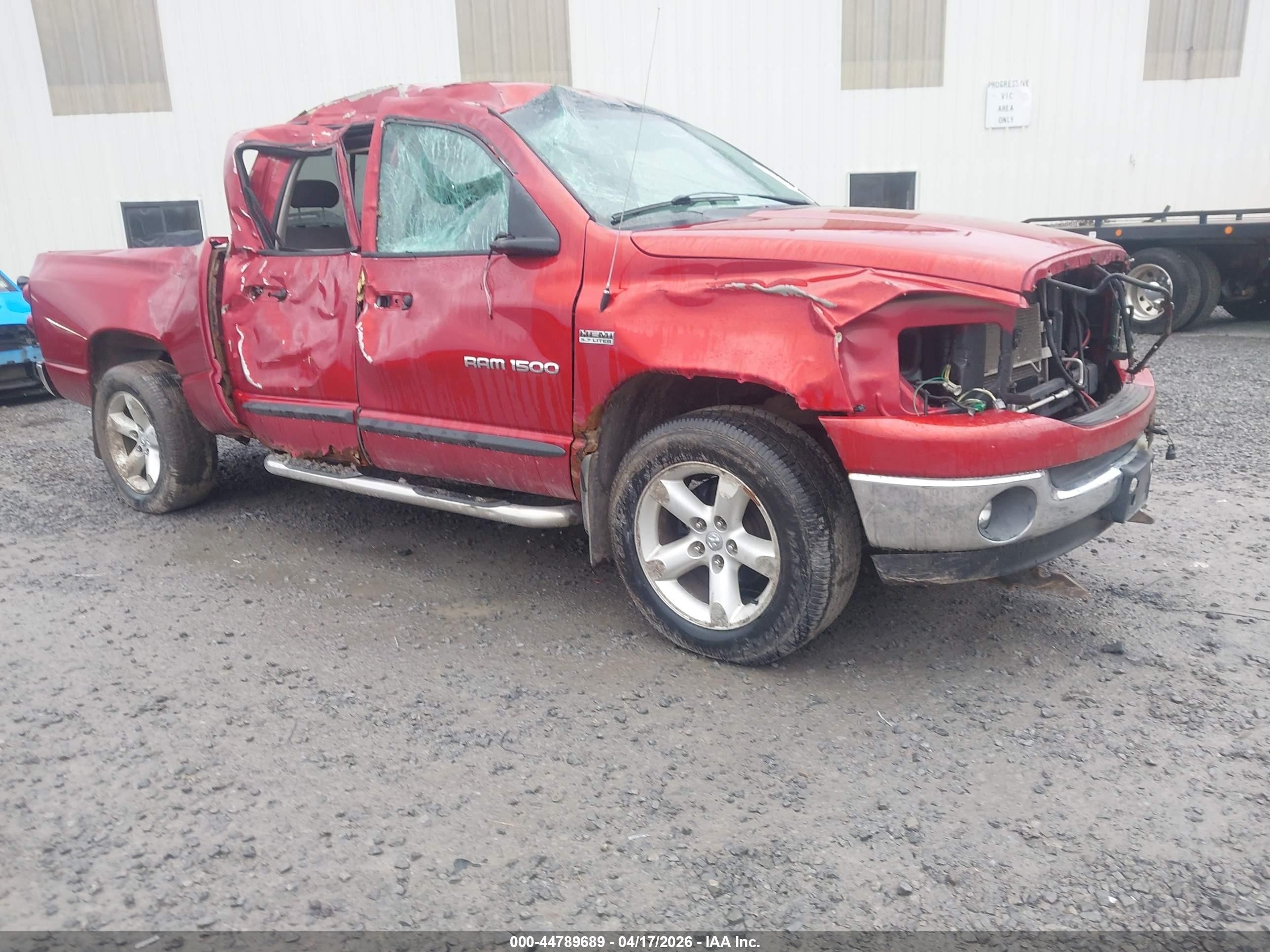 2007 Dodge Ram 1500 Slt/trx4 Off Road/sport Red vin: 1D7HU18207S141013