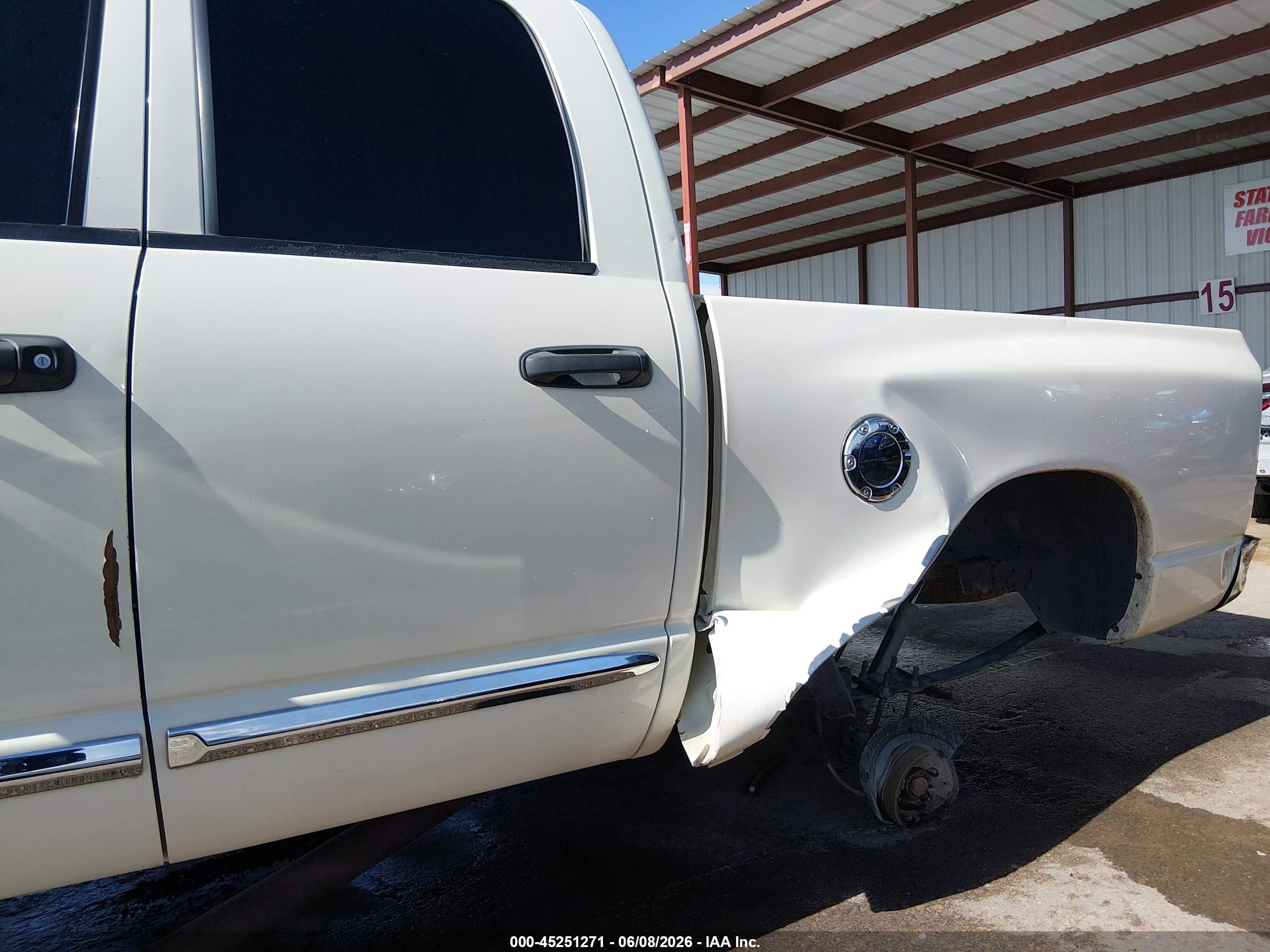 2008 Dodge Ram 1500 Slt White vin: 1D7HU18208J210421