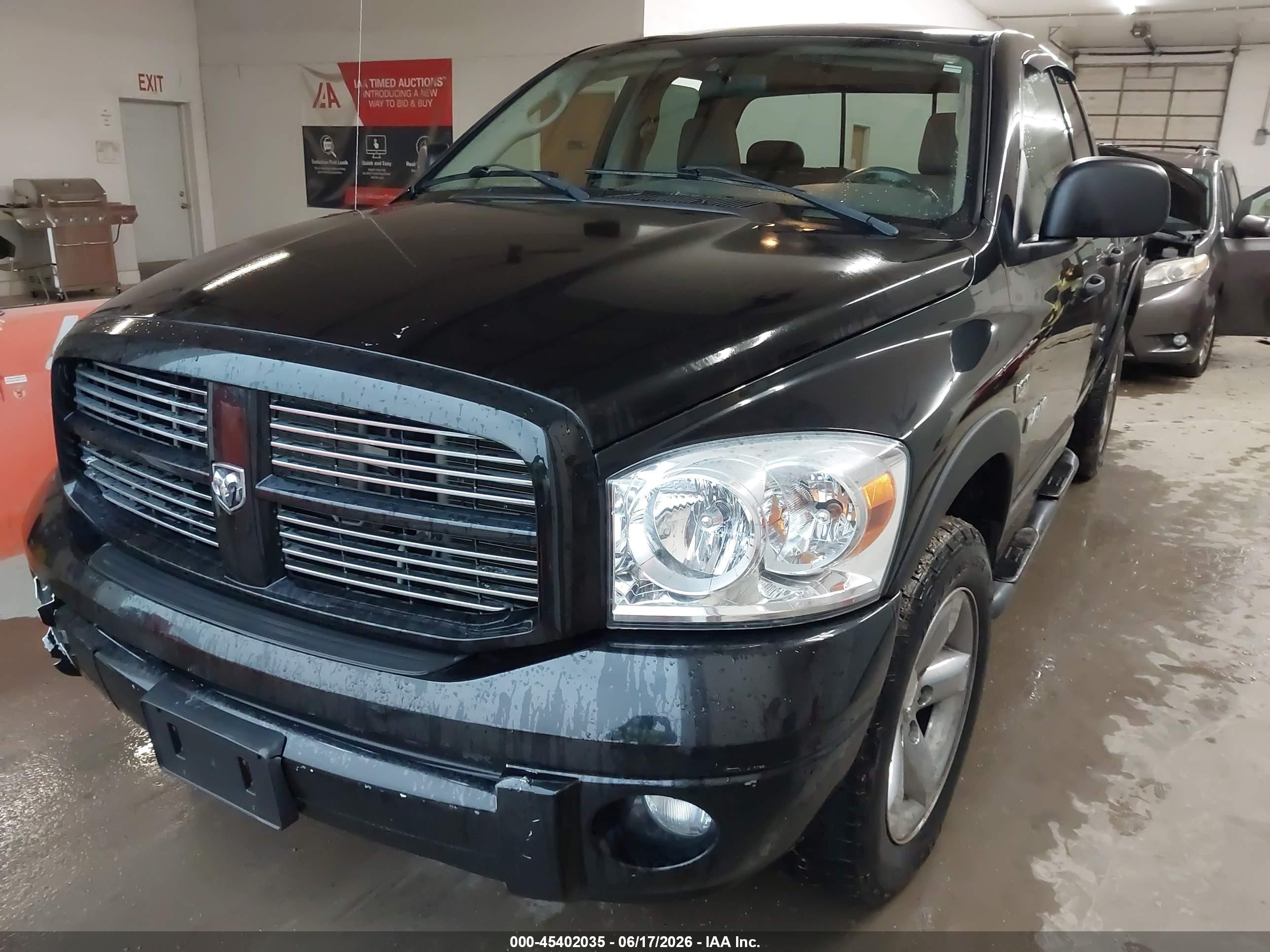 2008 Dodge Ram 1500 Slt Черный vin: 1D7HU18208S597708