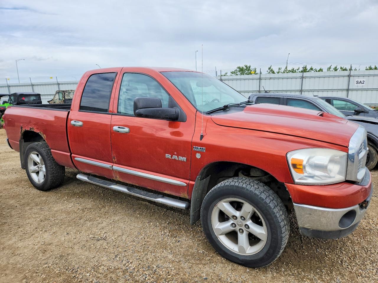 2008 Dodge Ram 1500 St Orange vin: 1D7HU18208S625409