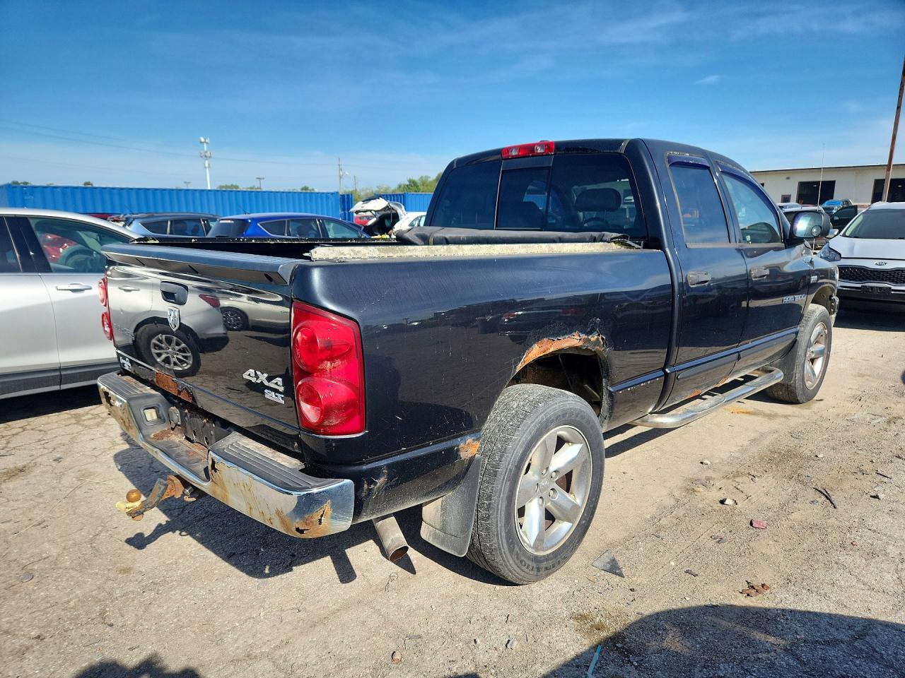 2007 Dodge Ram 1500 St Black vin: 1D7HU18217J523248