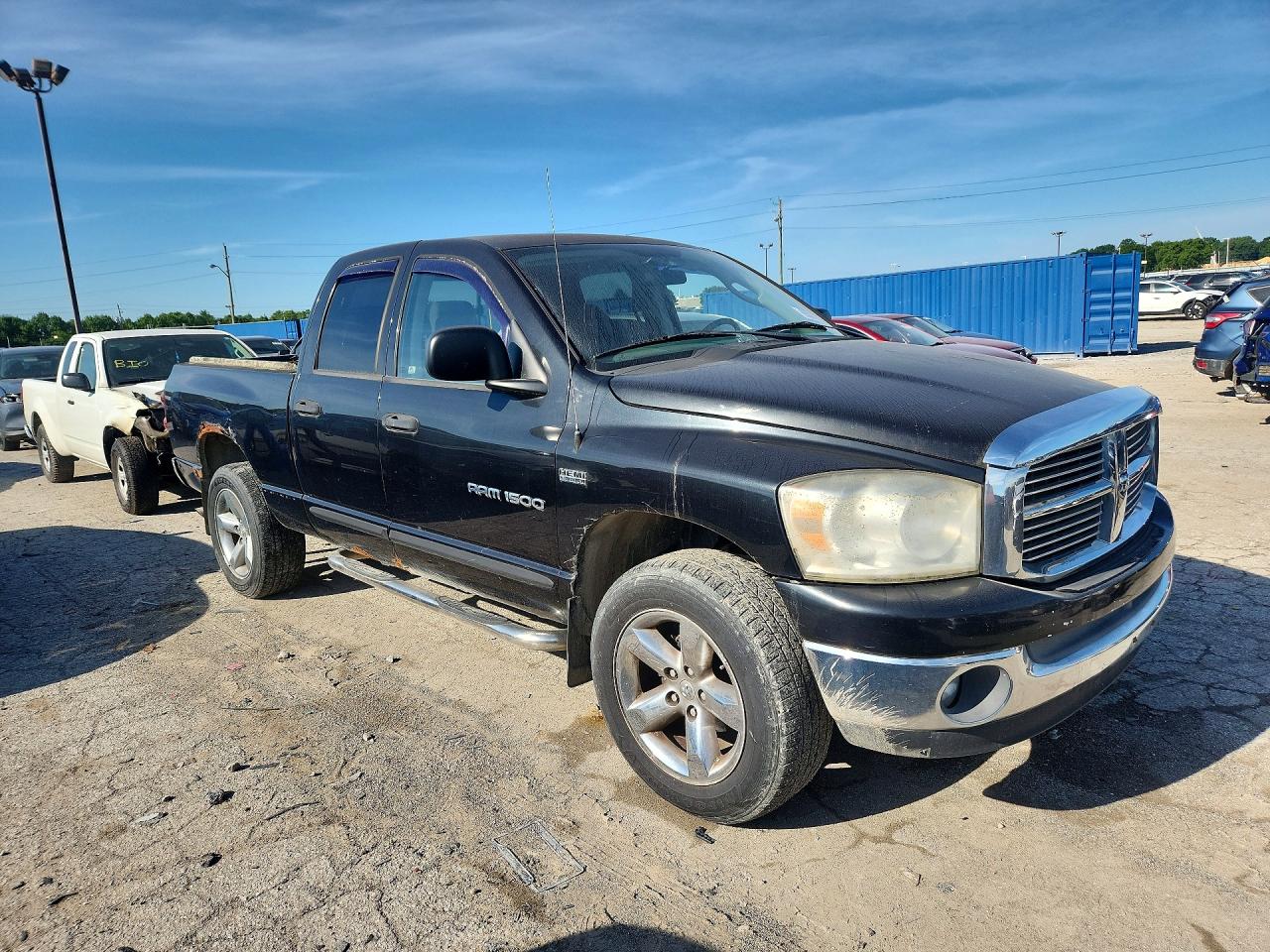 2007 Dodge Ram 1500 St Black vin: 1D7HU18217J523248