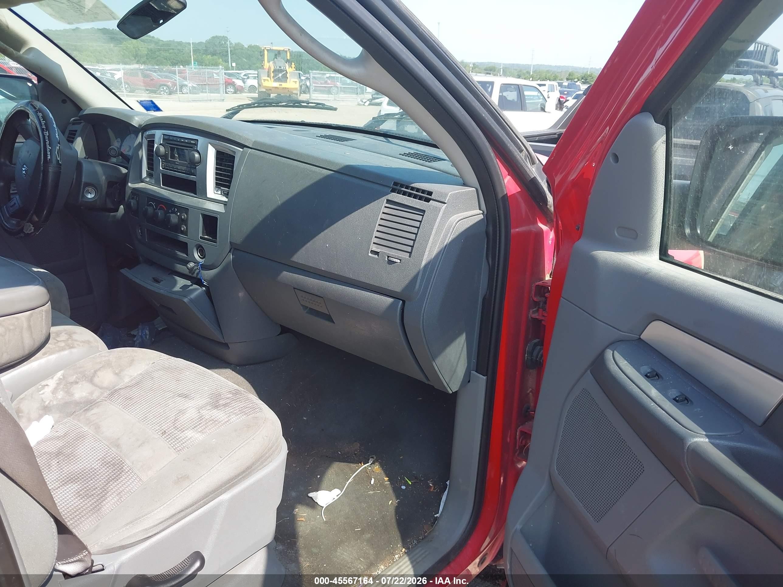 2007 Dodge Ram 1500 Slt/trx4 Off Road/sport Red vin: 1D7HU18217J523640