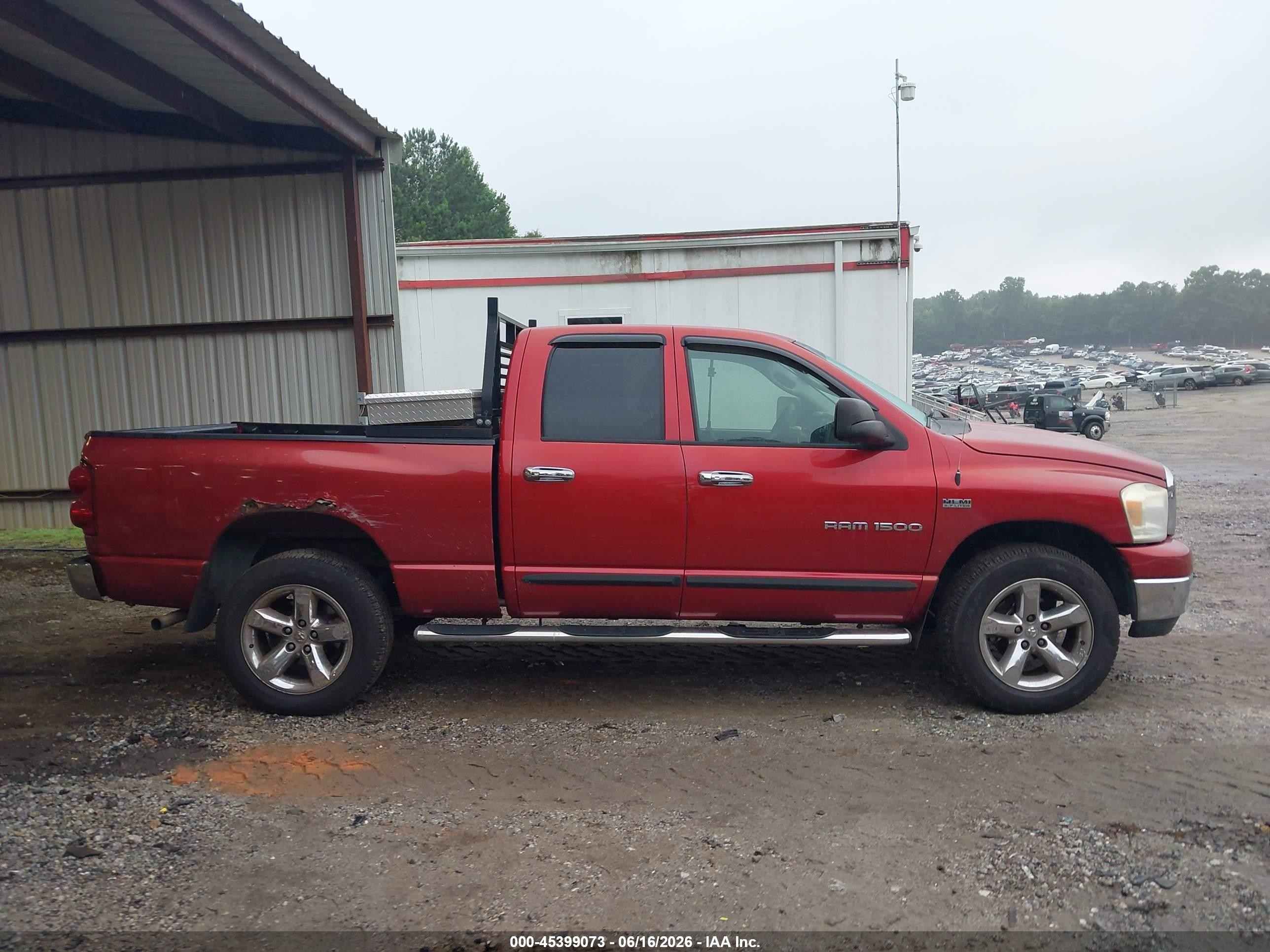 2007 Dodge Ram 1500 Slt/trx4 Off Road/sport Red vin: 1D7HU18217S123023